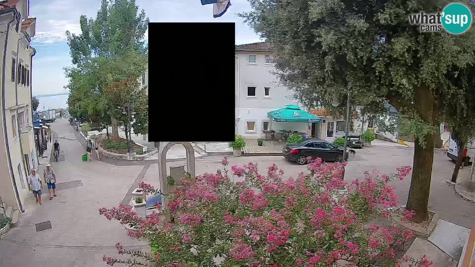 Webcam Mošćenička Draga Zentrum – Liveblick auf das Ortszentrum