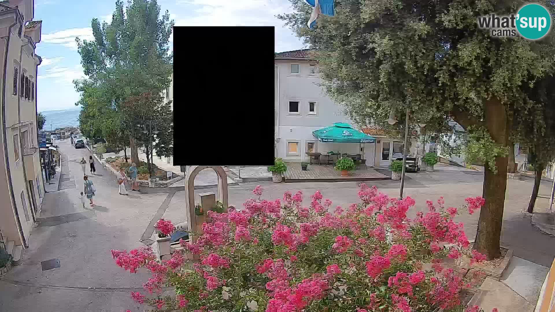 Webcam Mošćenička Draga Zentrum – Liveblick auf das Ortszentrum