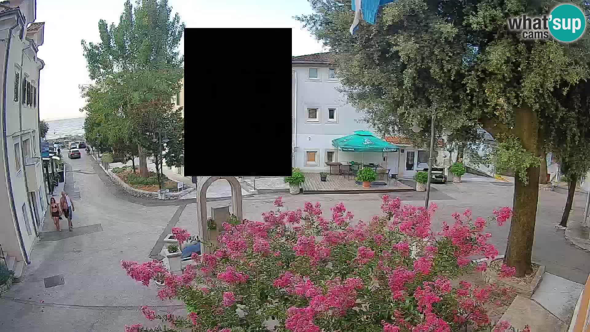 Webcam Centro Draga di Moschiena – Vista live sul centro