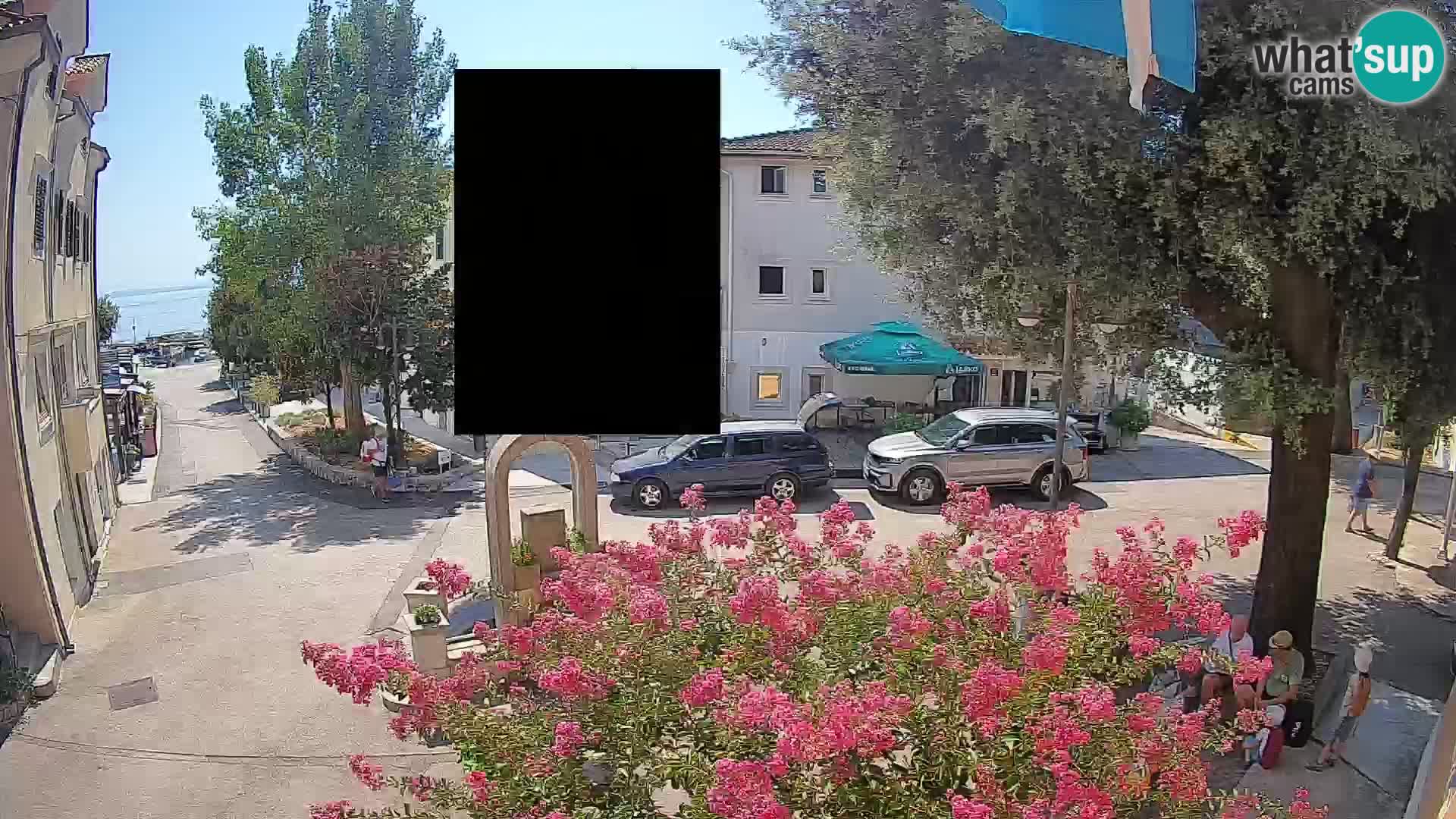 Webcam Centre de Mošćenička Draga – Vue en direct du centre-ville