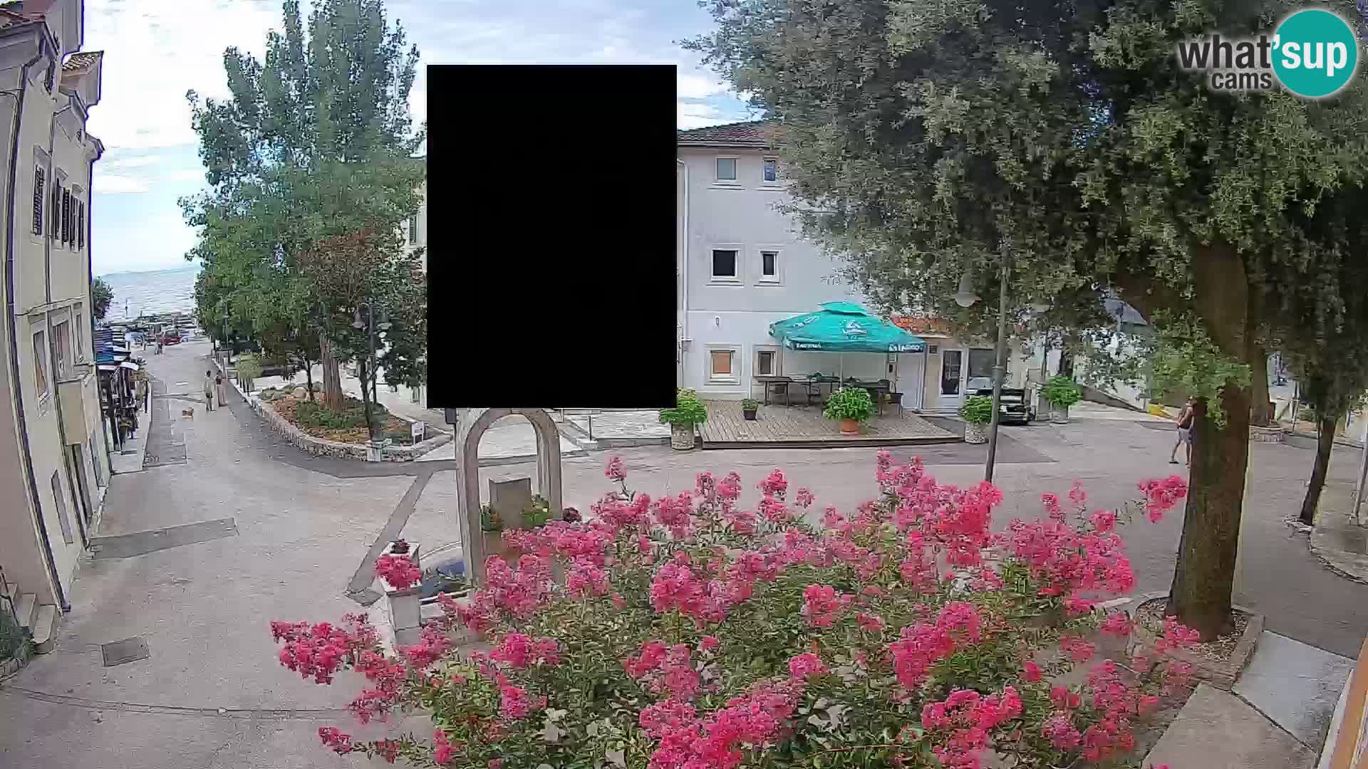 Web kamera centar Mošćeničke Drage – Pogled uživo