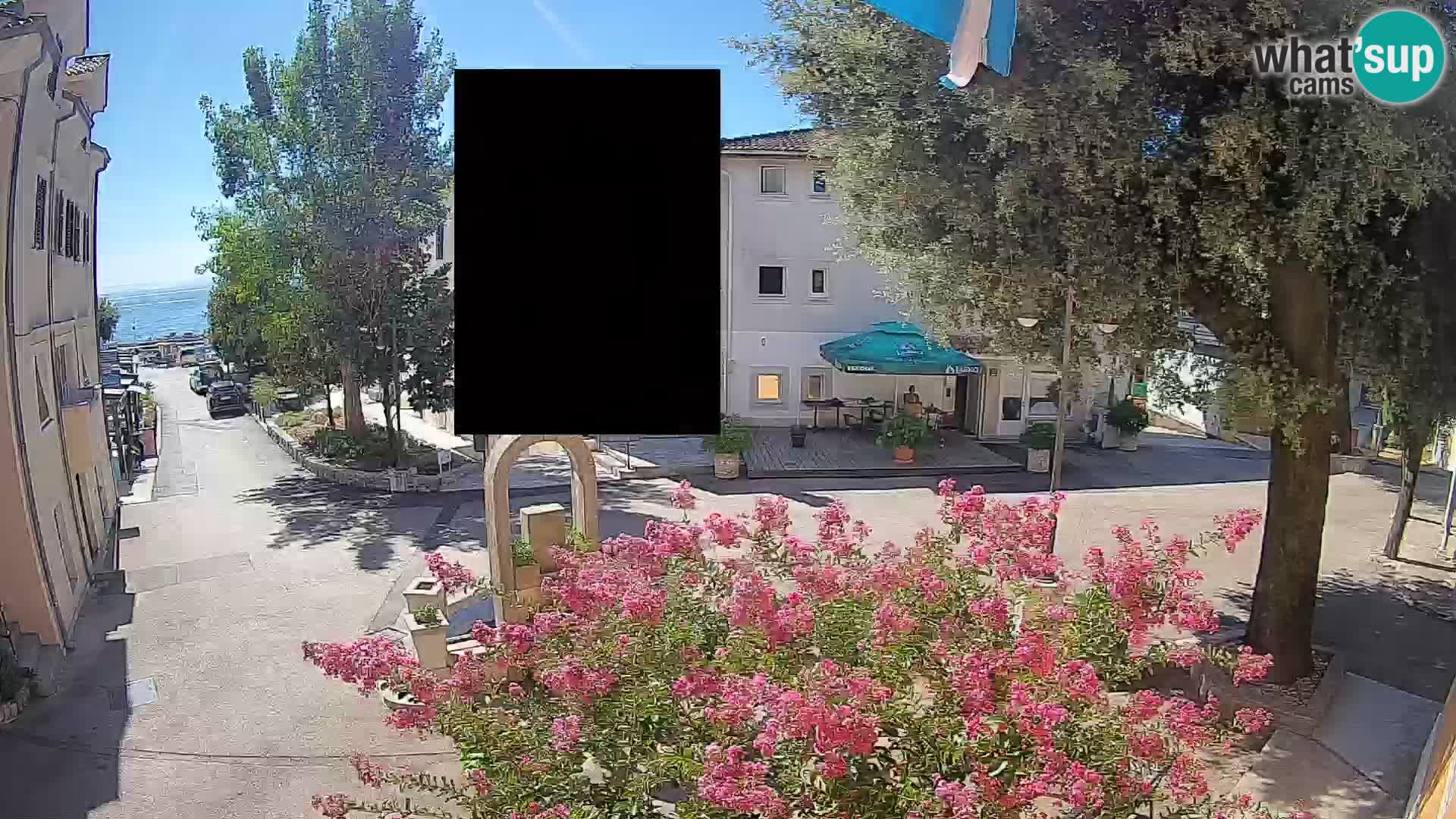 Webcam Centro Draga di Moschiena – Vista live sul centro
