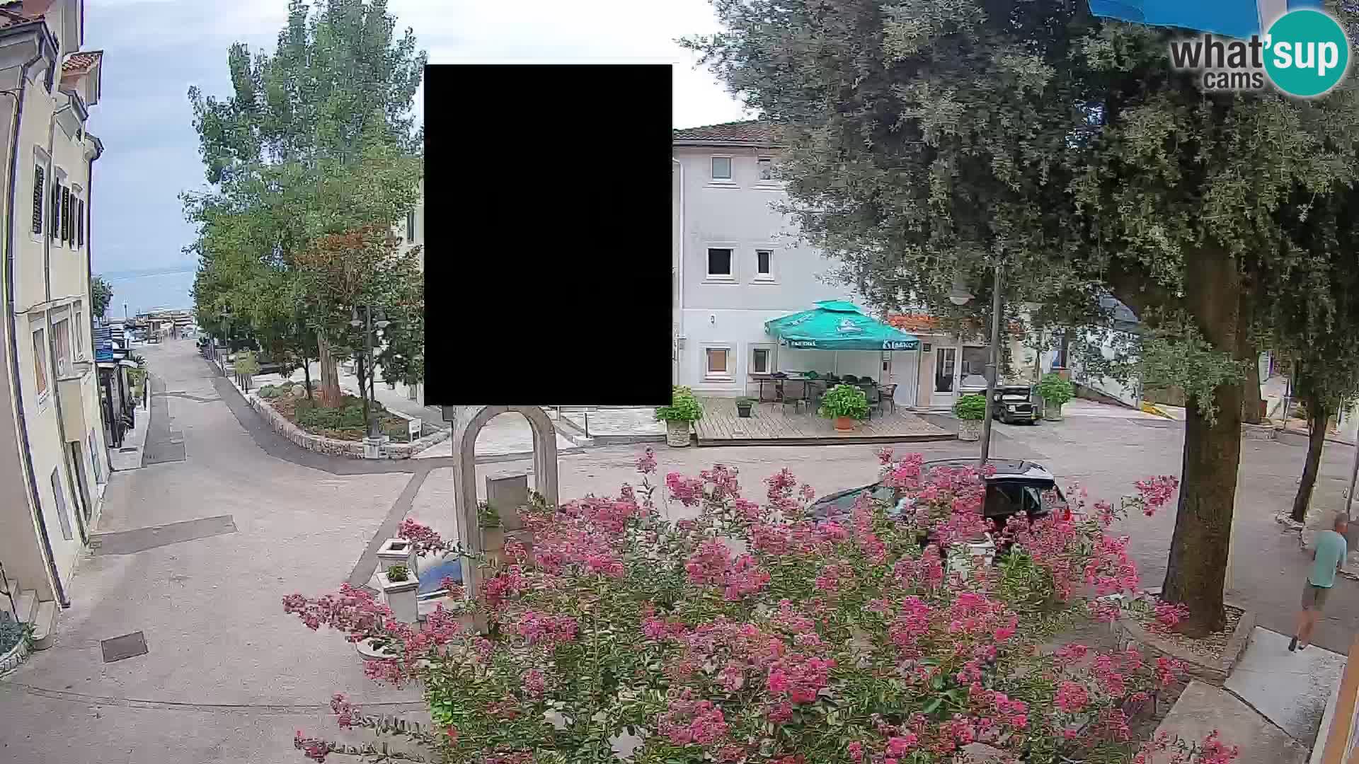 Webcam Mošćenička Draga Center – Live View of the Town Center