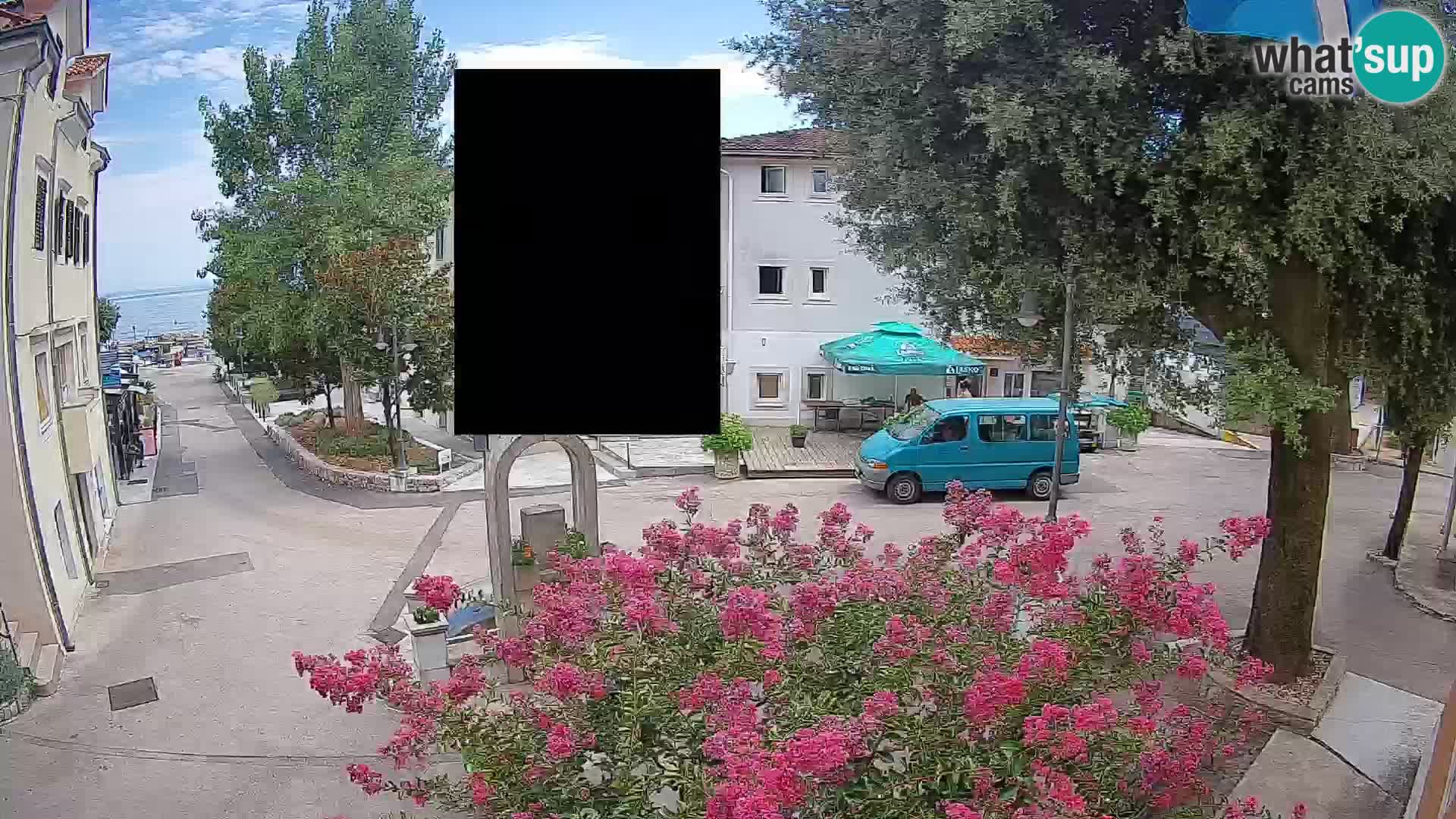 Webcam Mošćenička Draga Zentrum – Liveblick auf das Ortszentrum