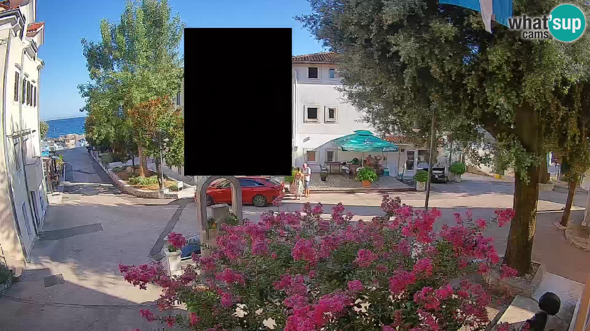 Webcam Centre de Mošćenička Draga – Vue en direct du centre-ville