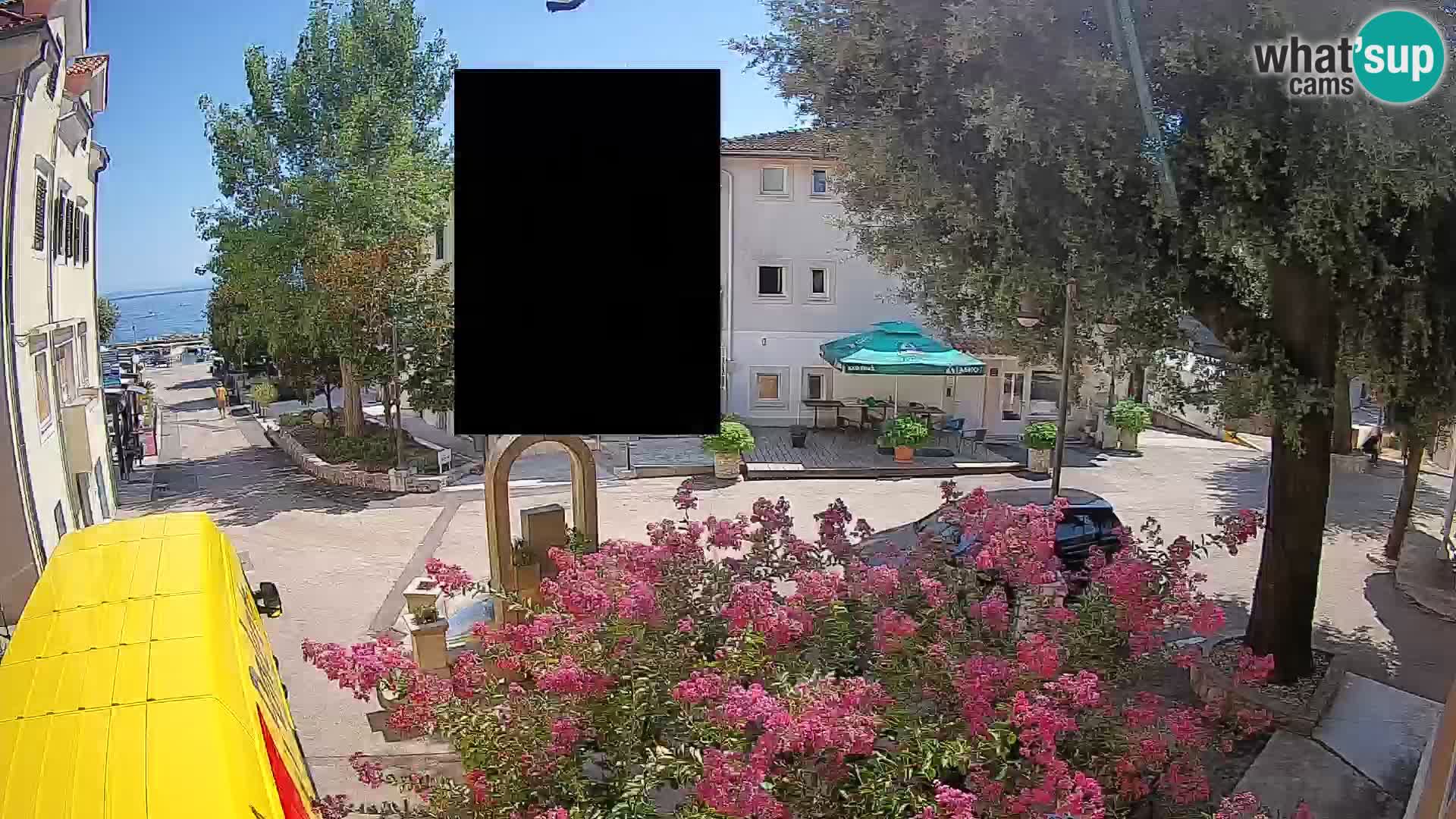Webcam Centro Draga di Moschiena – Vista live sul centro