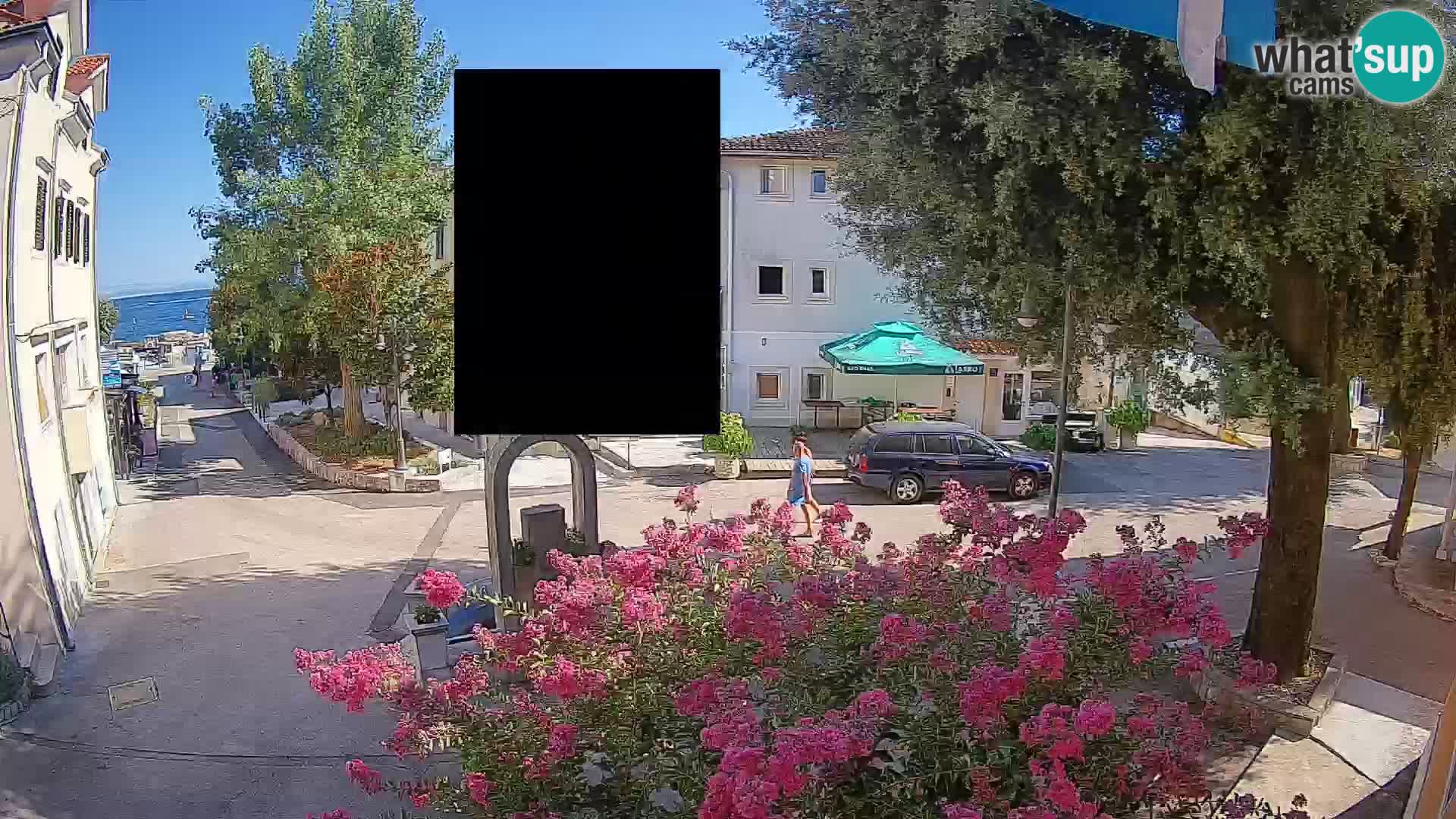 Webcam Centro Draga di Moschiena – Vista live sul centro