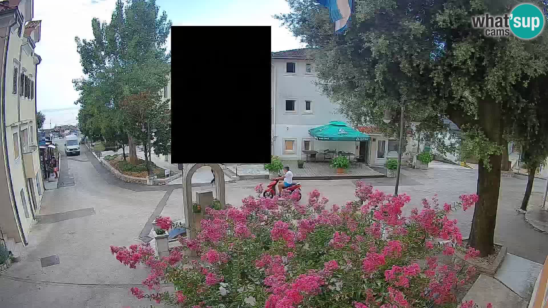 Webcam centre de Mošćenička Draga – Vue en direct du centre-ville