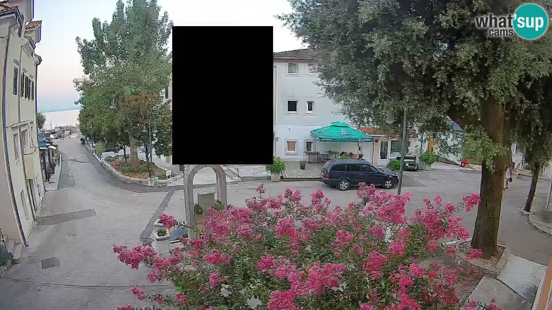 Webcam Centro Draga di Moschiena – Vista live sul centro