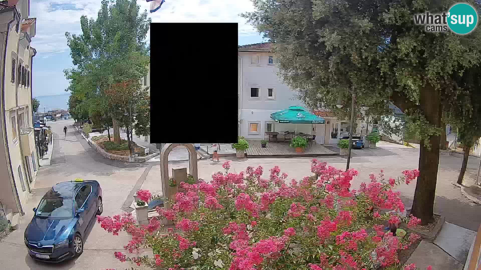 Webcam Mošćenička Draga Center – Live View of the Town Center