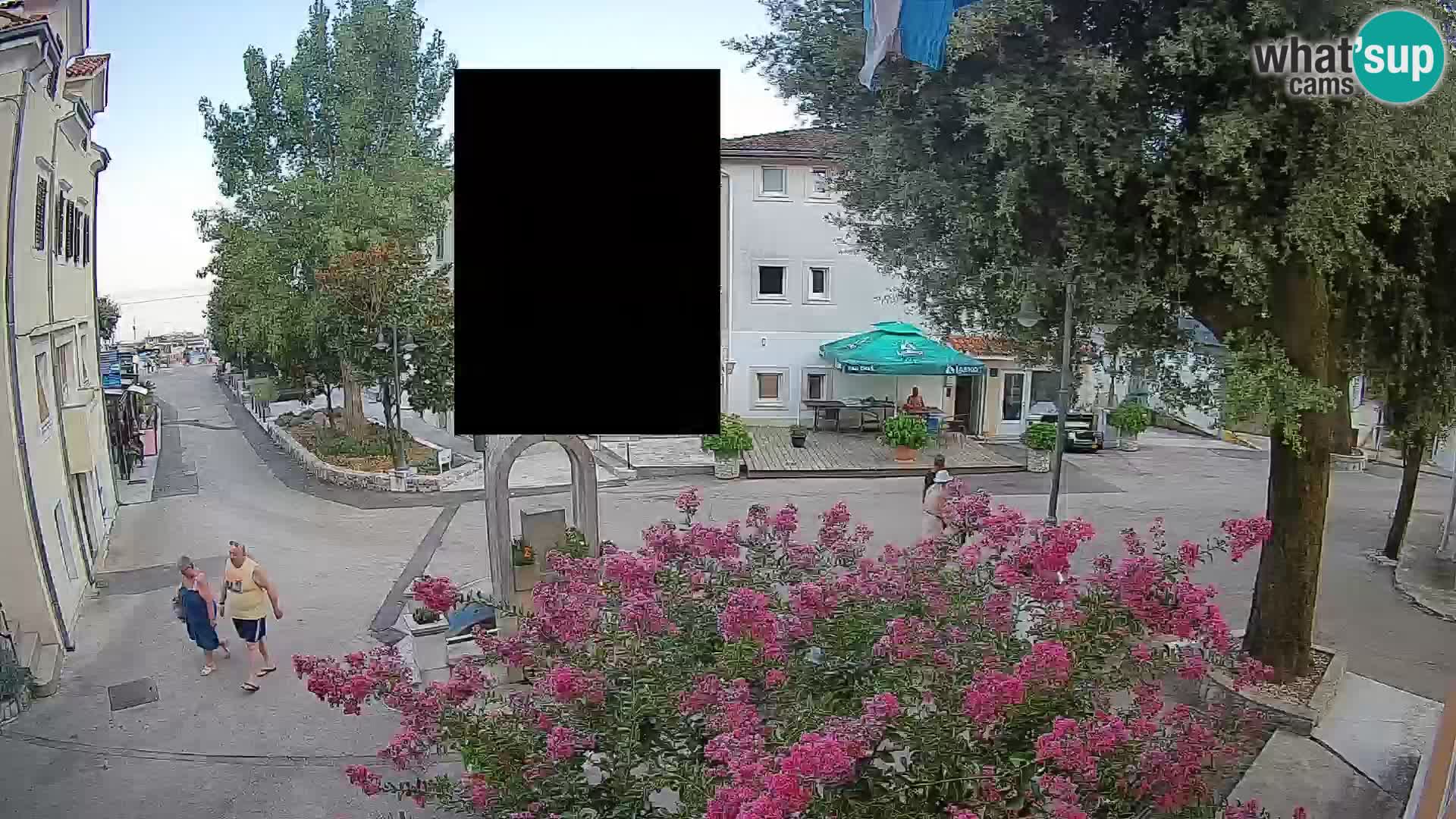 Webcam Mošćenička Draga Zentrum – Liveblick auf das Ortszentrum