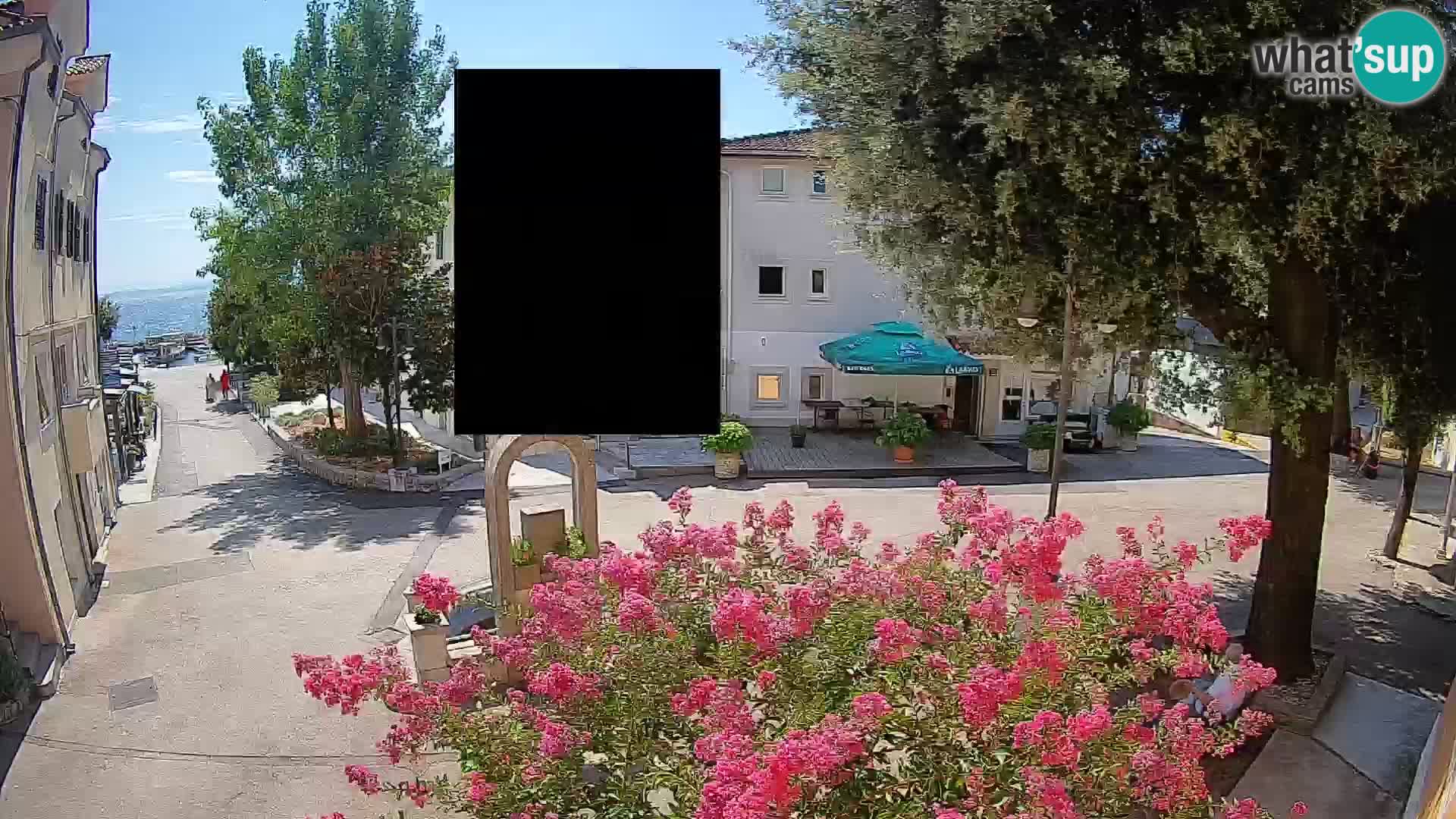 Webcam Mošćenička Draga Zentrum – Liveblick auf das Ortszentrum
