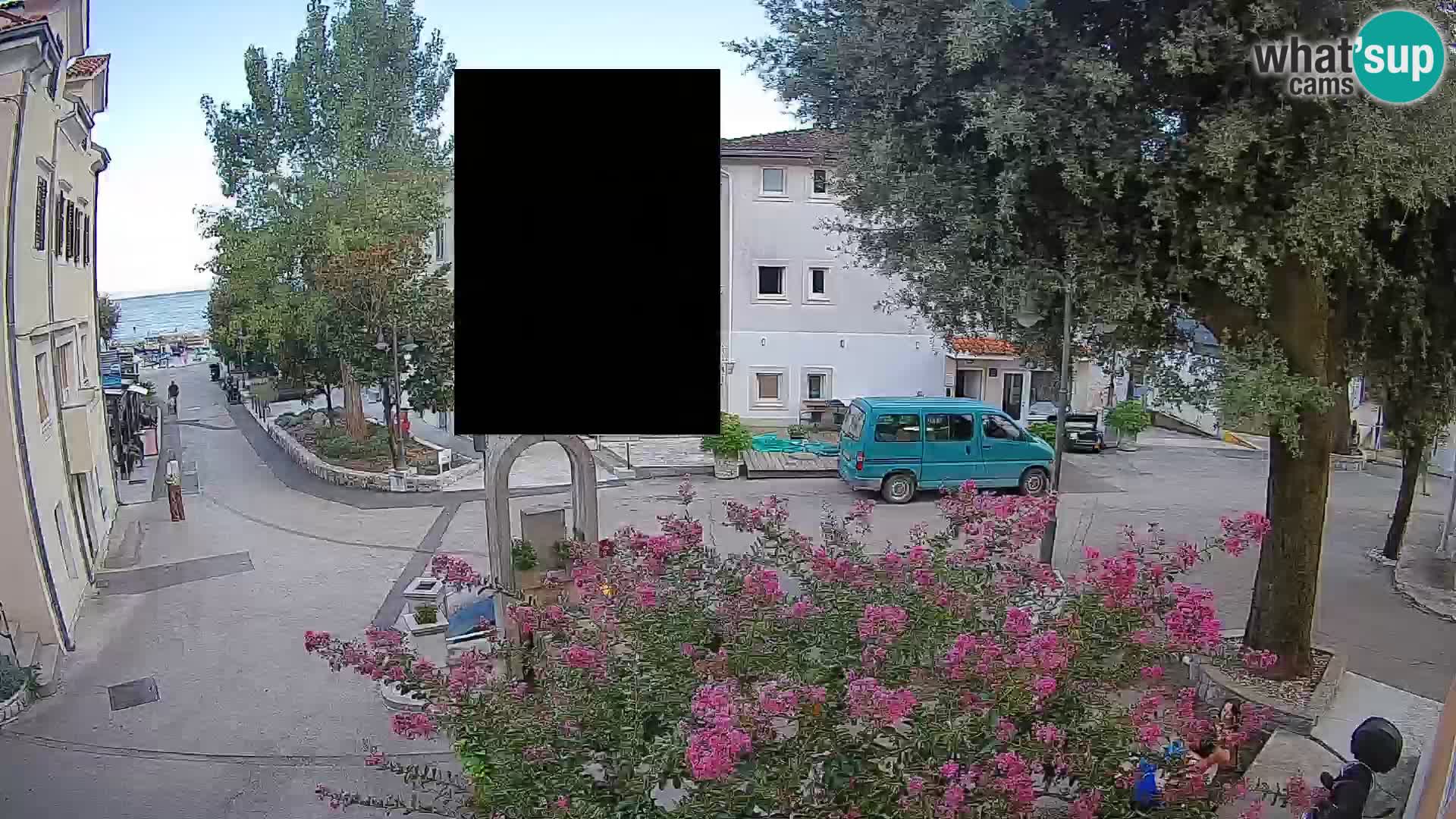 Webcam centre de Mošćenička Draga – Vue en direct du centre-ville
