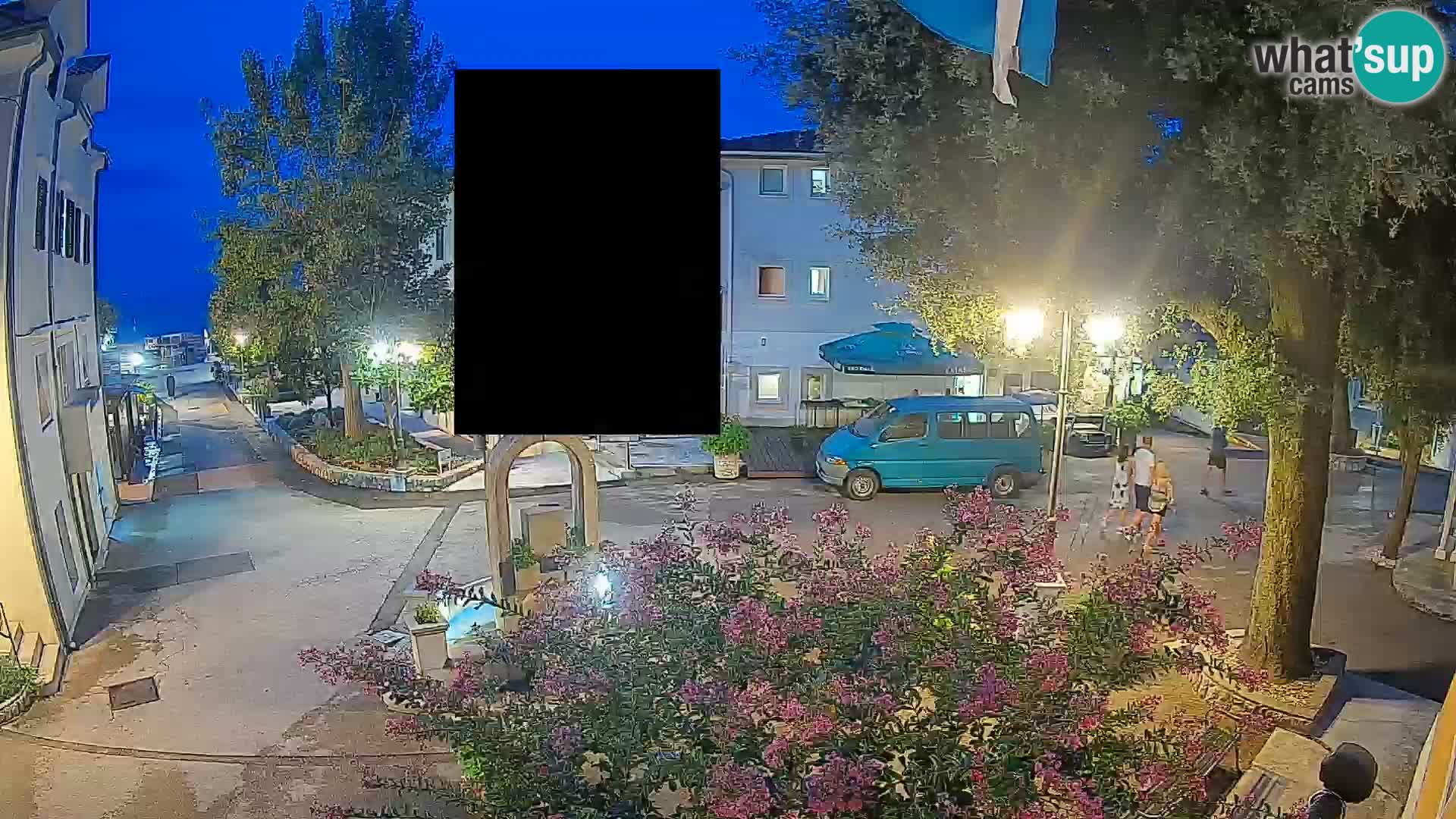 Webcam Mošćenička Draga Center – Live View of the Town Center