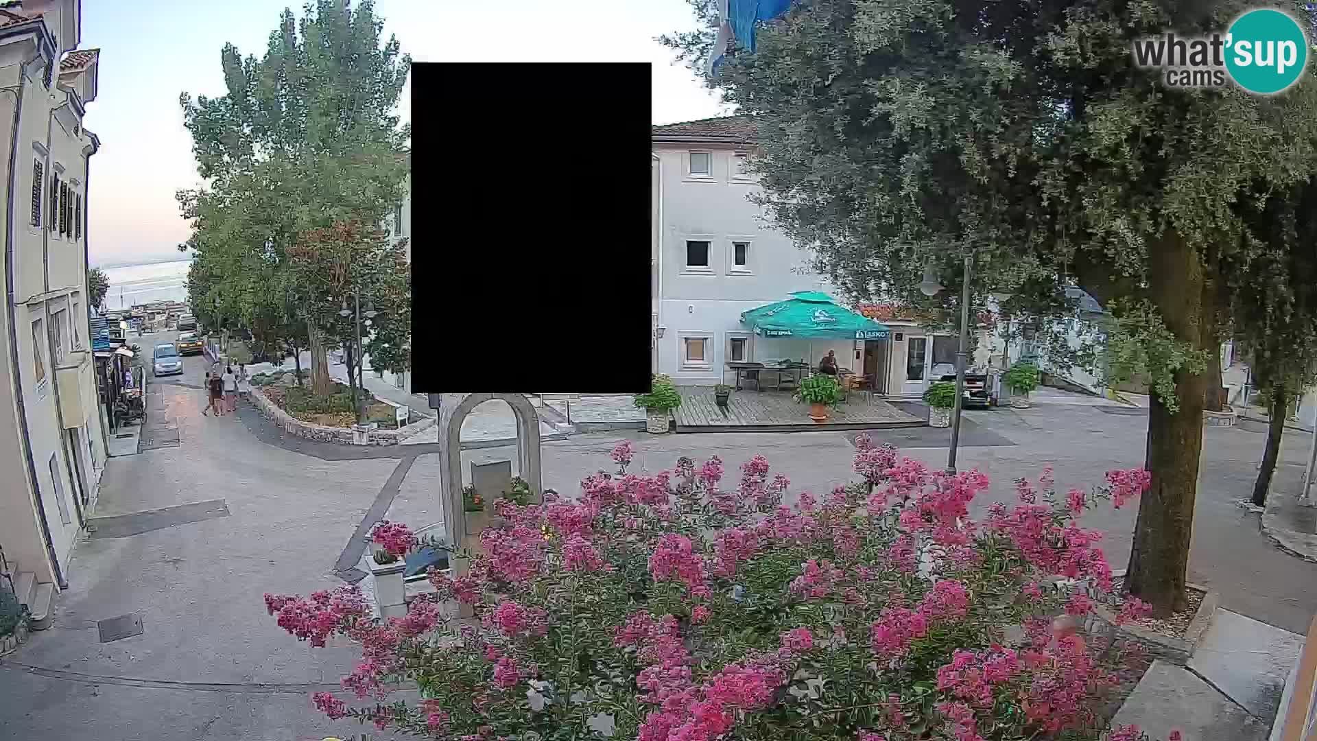 Webcam Centro Draga di Moschiena – Vista live sul centro
