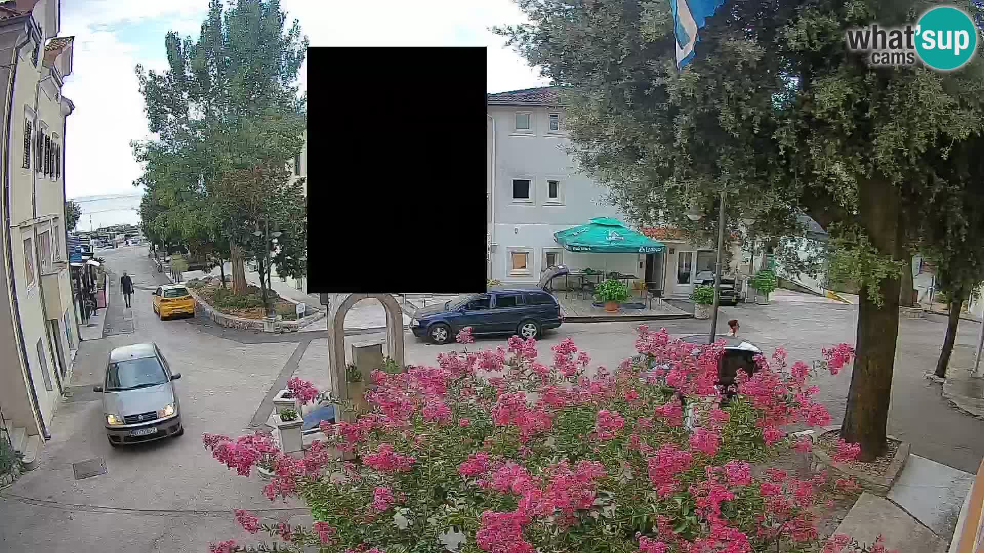 Webcam centre de Mošćenička Draga – Vue en direct du centre-ville