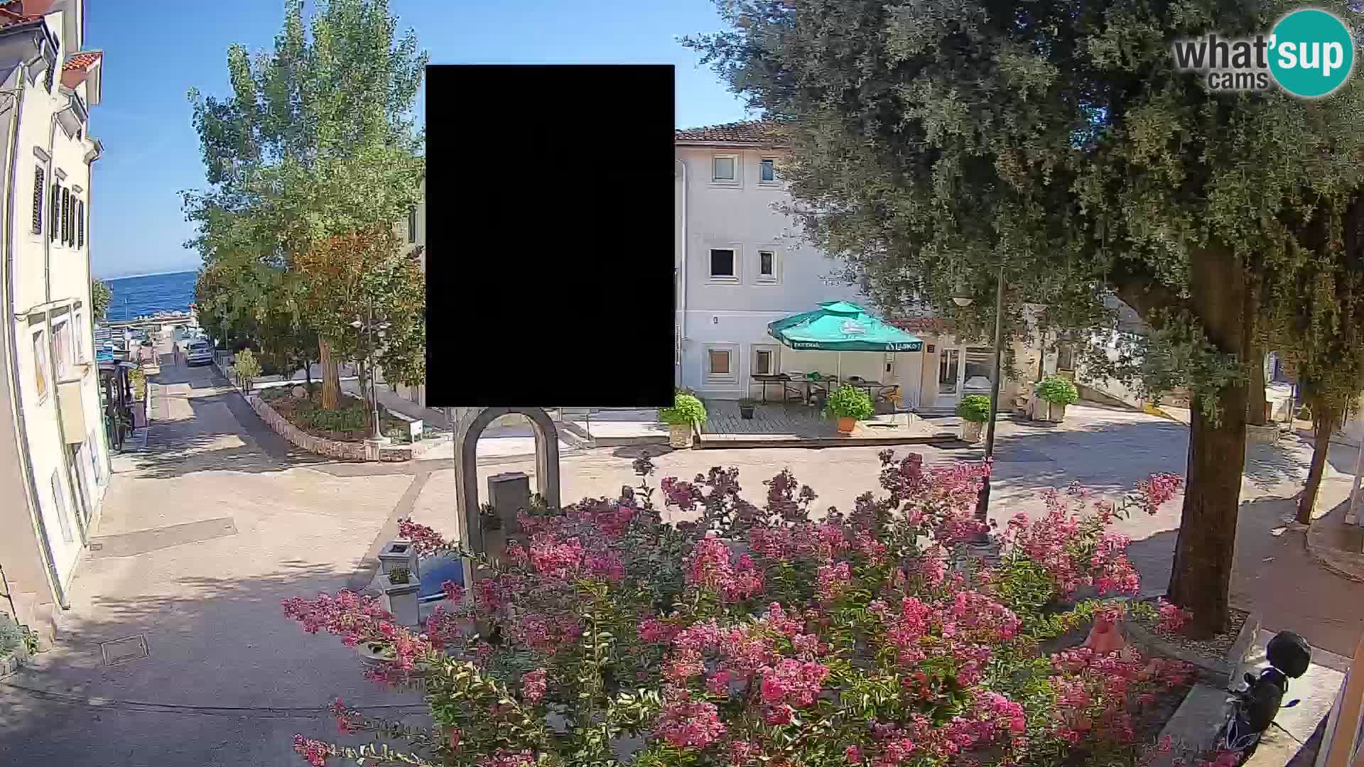 Webcam Mošćenička Draga Zentrum – Liveblick auf das Ortszentrum