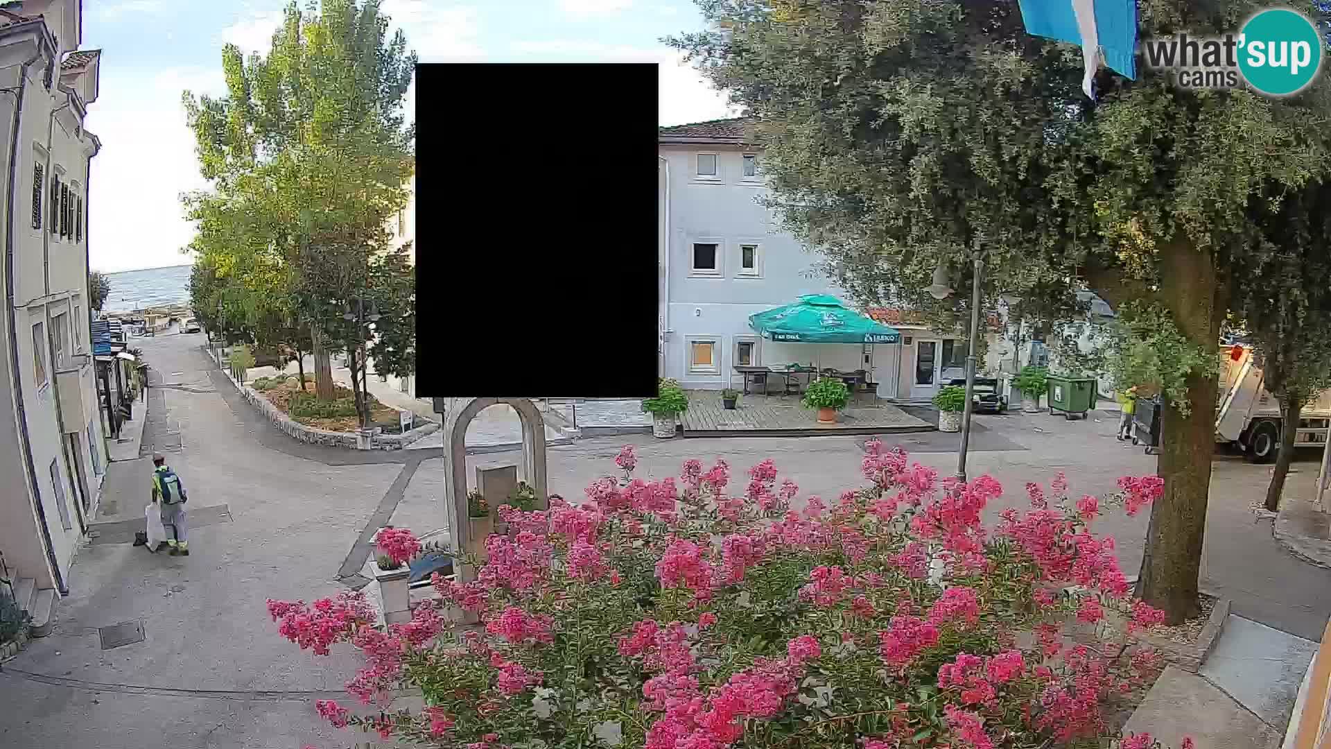 Webcam Mošćenička Draga Zentrum – Liveblick auf das Ortszentrum