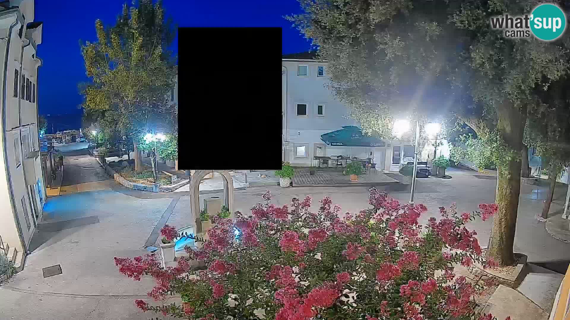 Webcam Mošćenička Draga Center – Live View of the Town Center