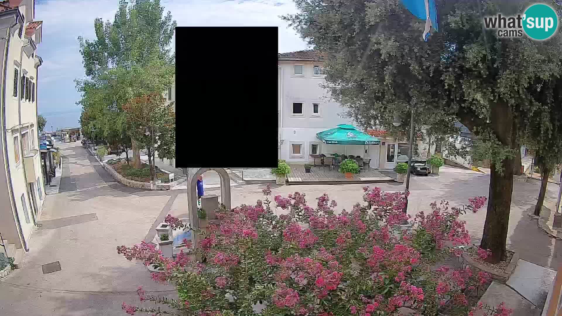 Webcam Mošćenička Draga Zentrum – Liveblick auf das Ortszentrum