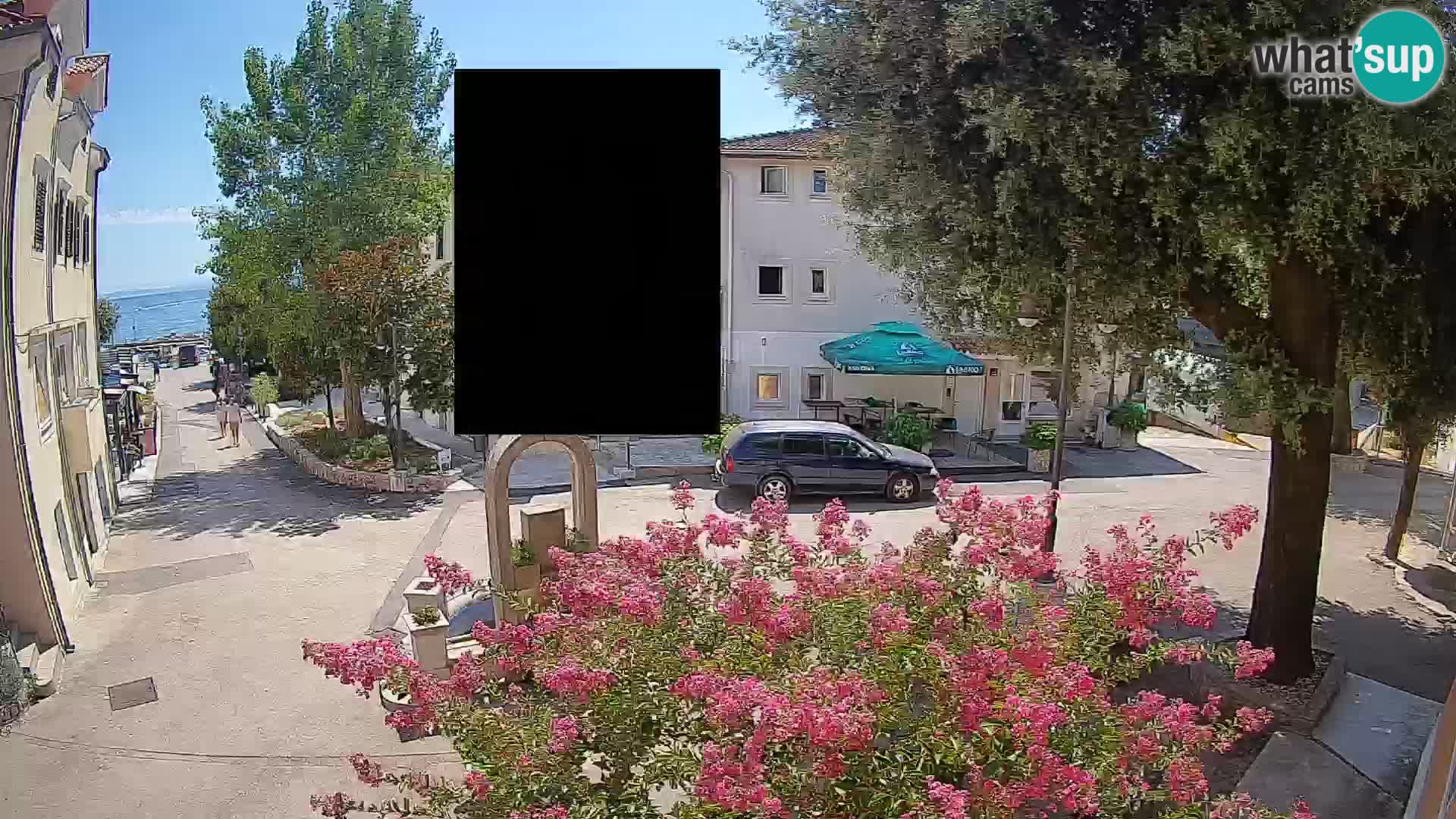 Webcam Centro Draga di Moschiena – Vista live sul centro