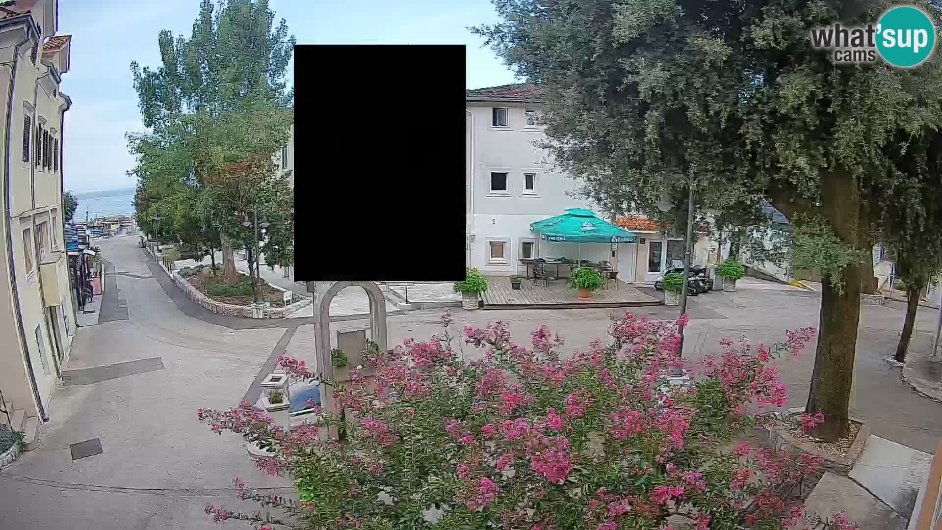 Webcam Centro Draga di Moschiena – Vista live sul centro