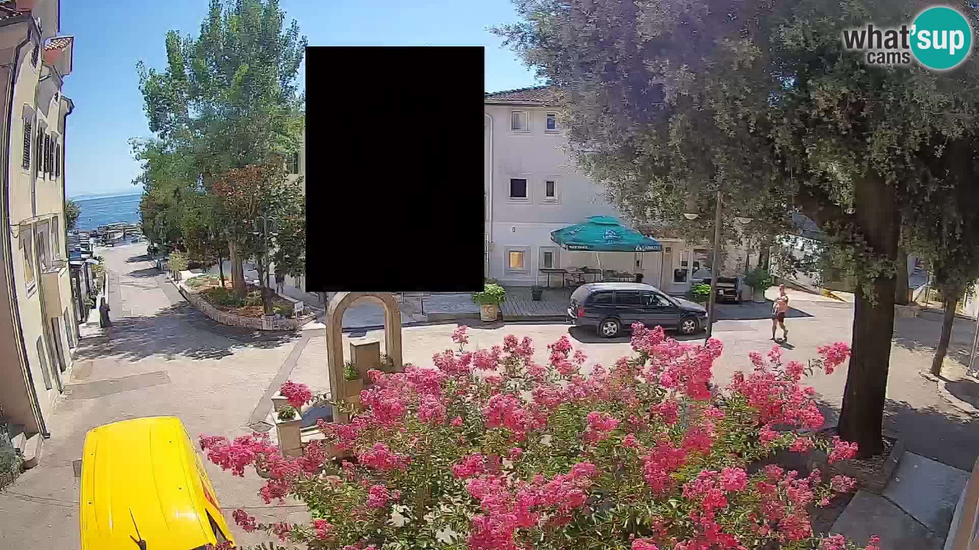 Webcam Mošćenička Draga Zentrum – Liveblick auf das Ortszentrum