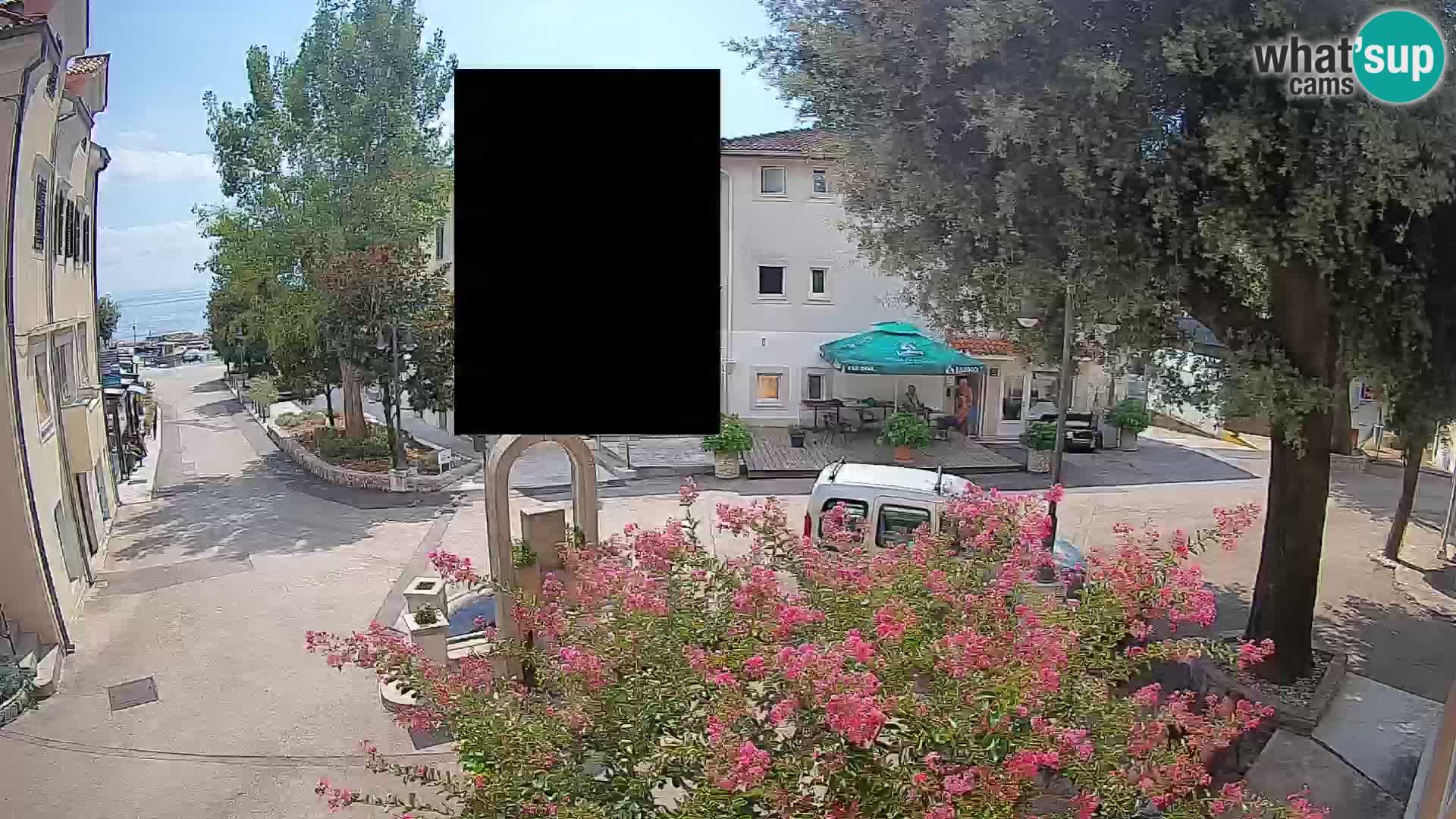 Webcam Centro Draga di Moschiena – Vista live sul centro