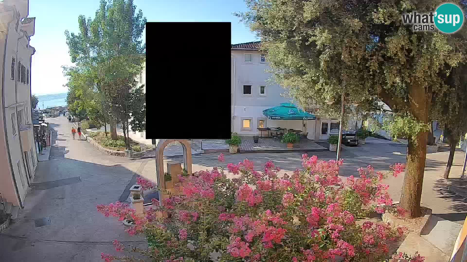 Webcam Mošćenička Draga Center – Live View of the Town Center