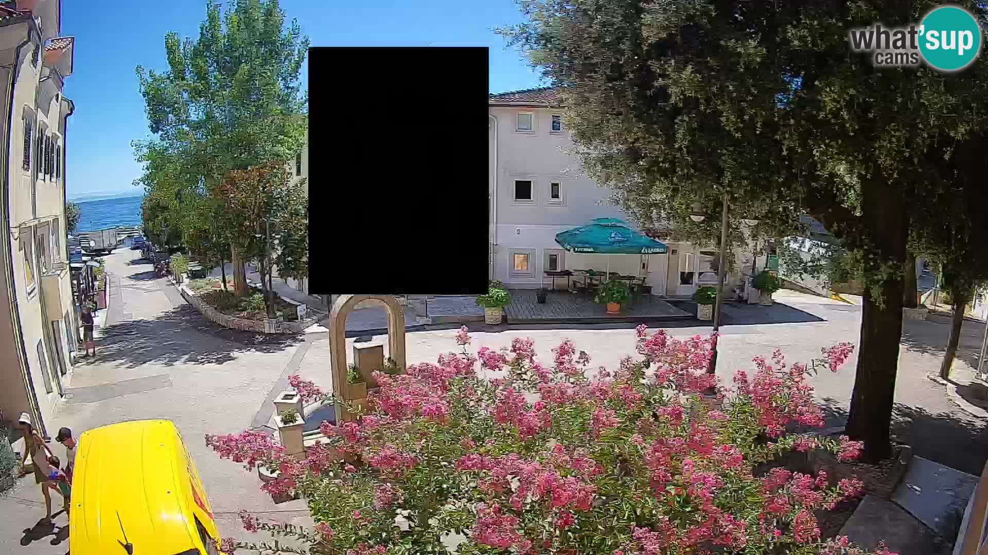 Webcam Centro Draga di Moschiena – Vista live sul centro