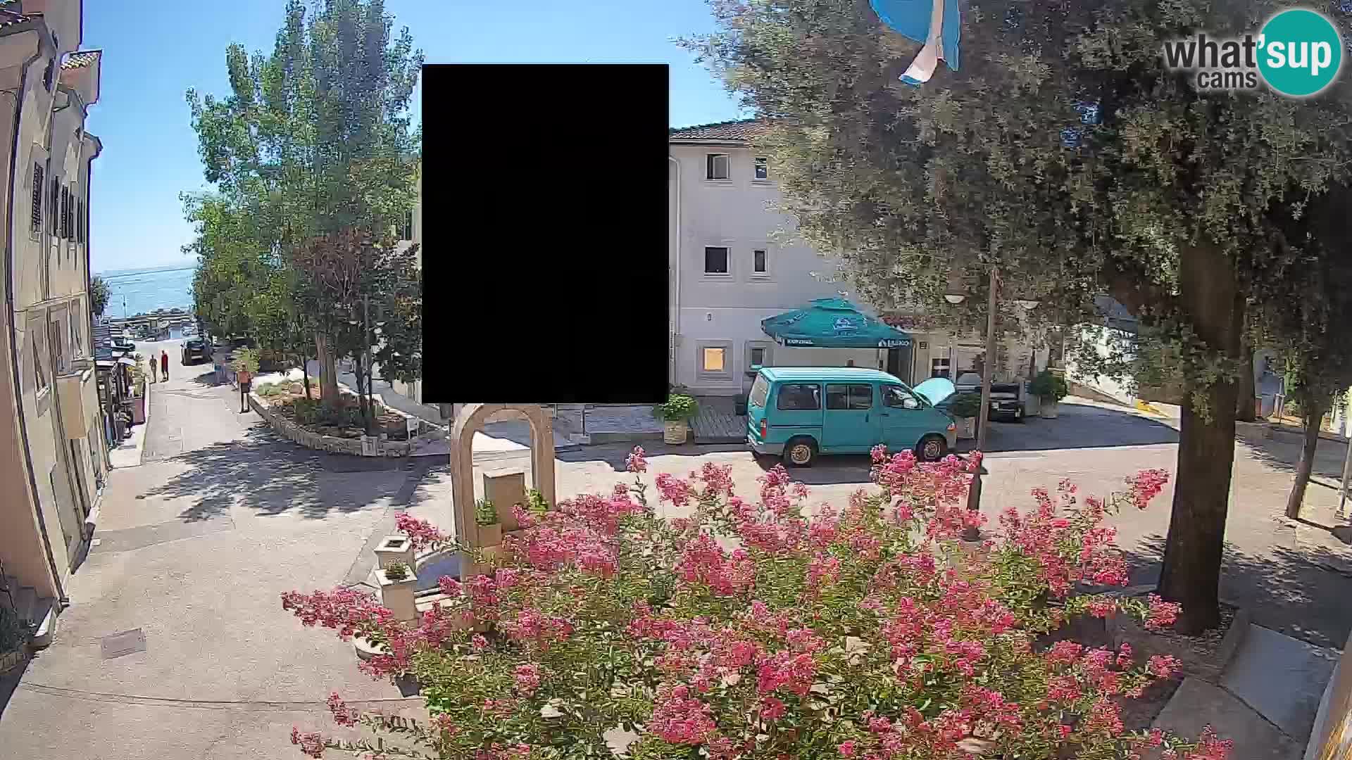 Webcam Centro Draga di Moschiena – Vista live sul centro