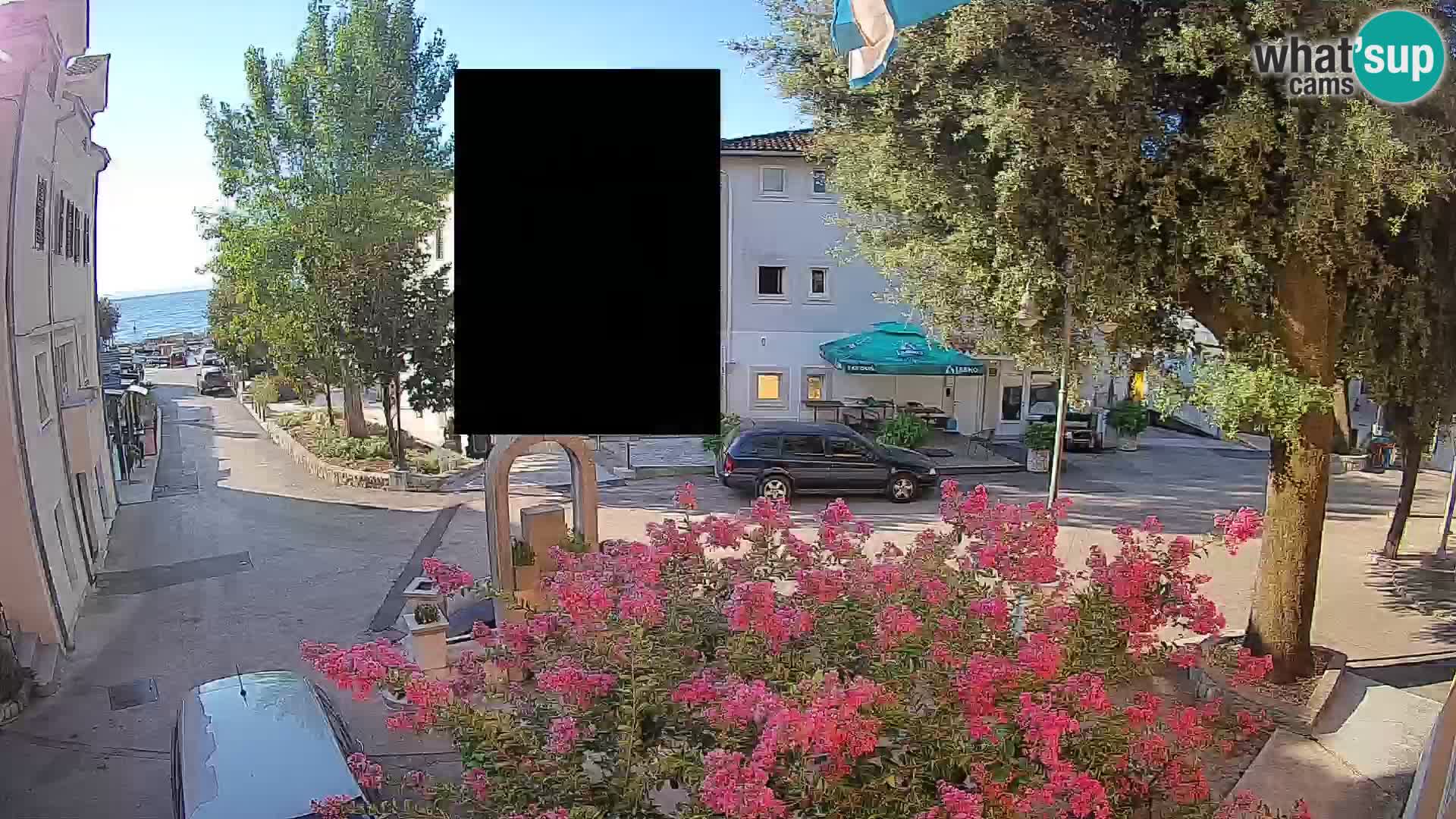 Webcam Centre de Mošćenička Draga – Vue en direct du centre-ville