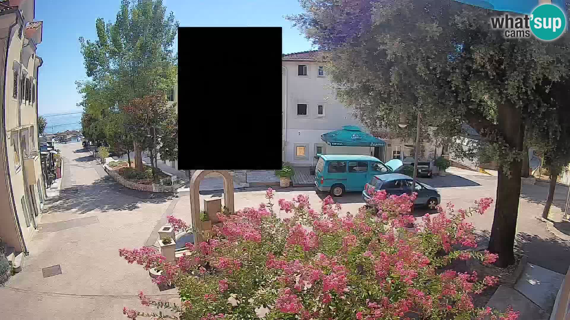 Web kamera centar Mošćeničke Drage – Pogled uživo
