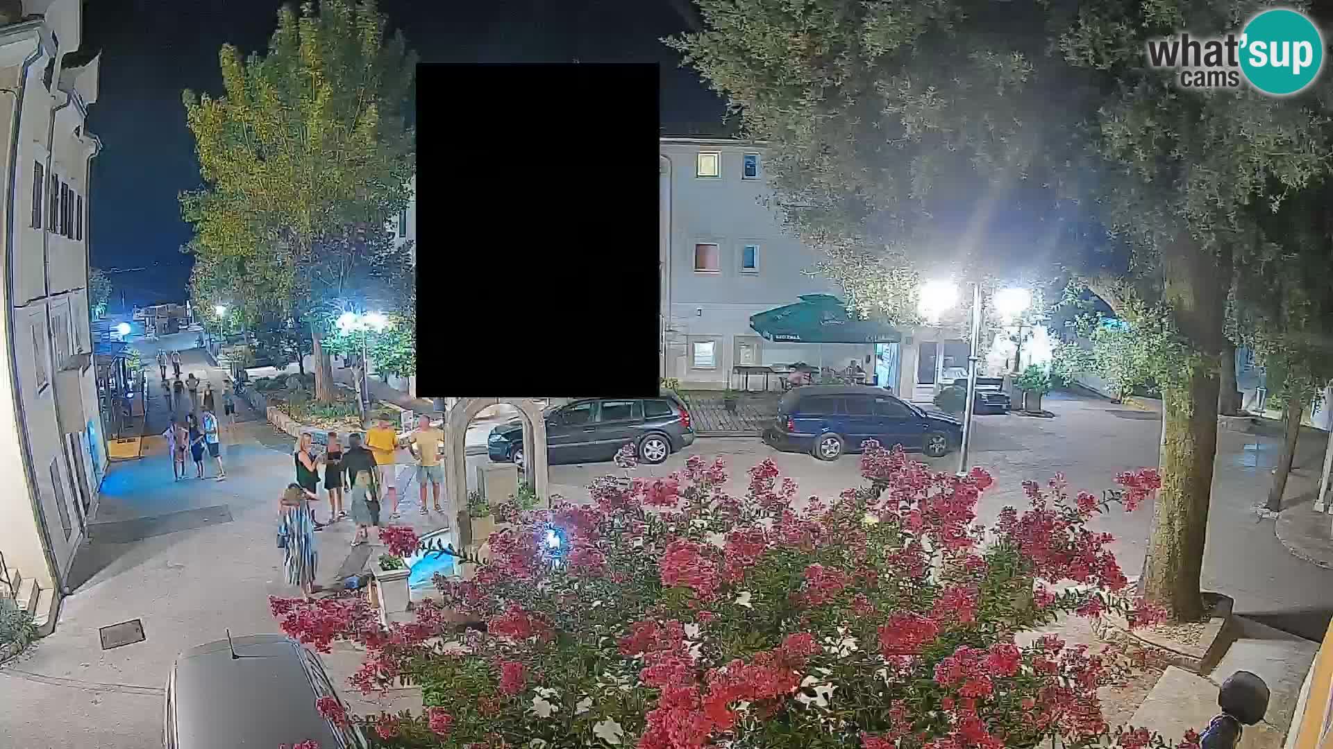 Webcam Mošćenička Draga Center – Live View of the Town Center