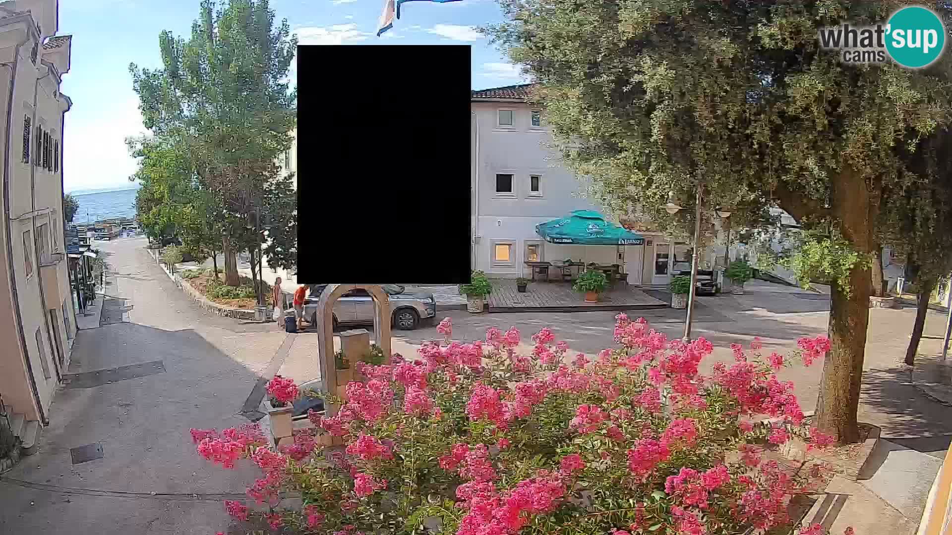 Webcam Mošćenička Draga Center – Live View of the Town Center