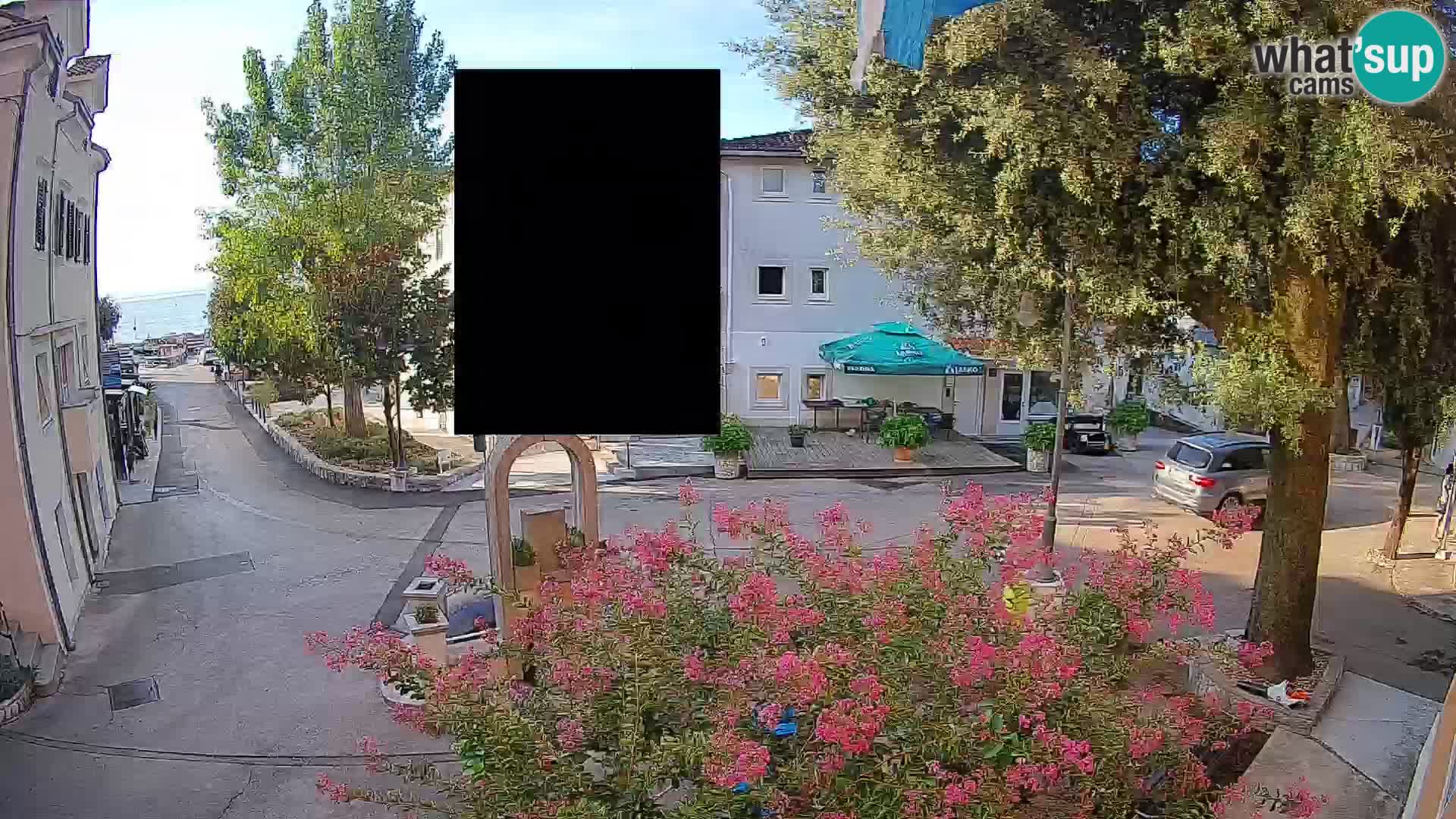 Webcam Centro Draga di Moschiena – Vista live sul centro