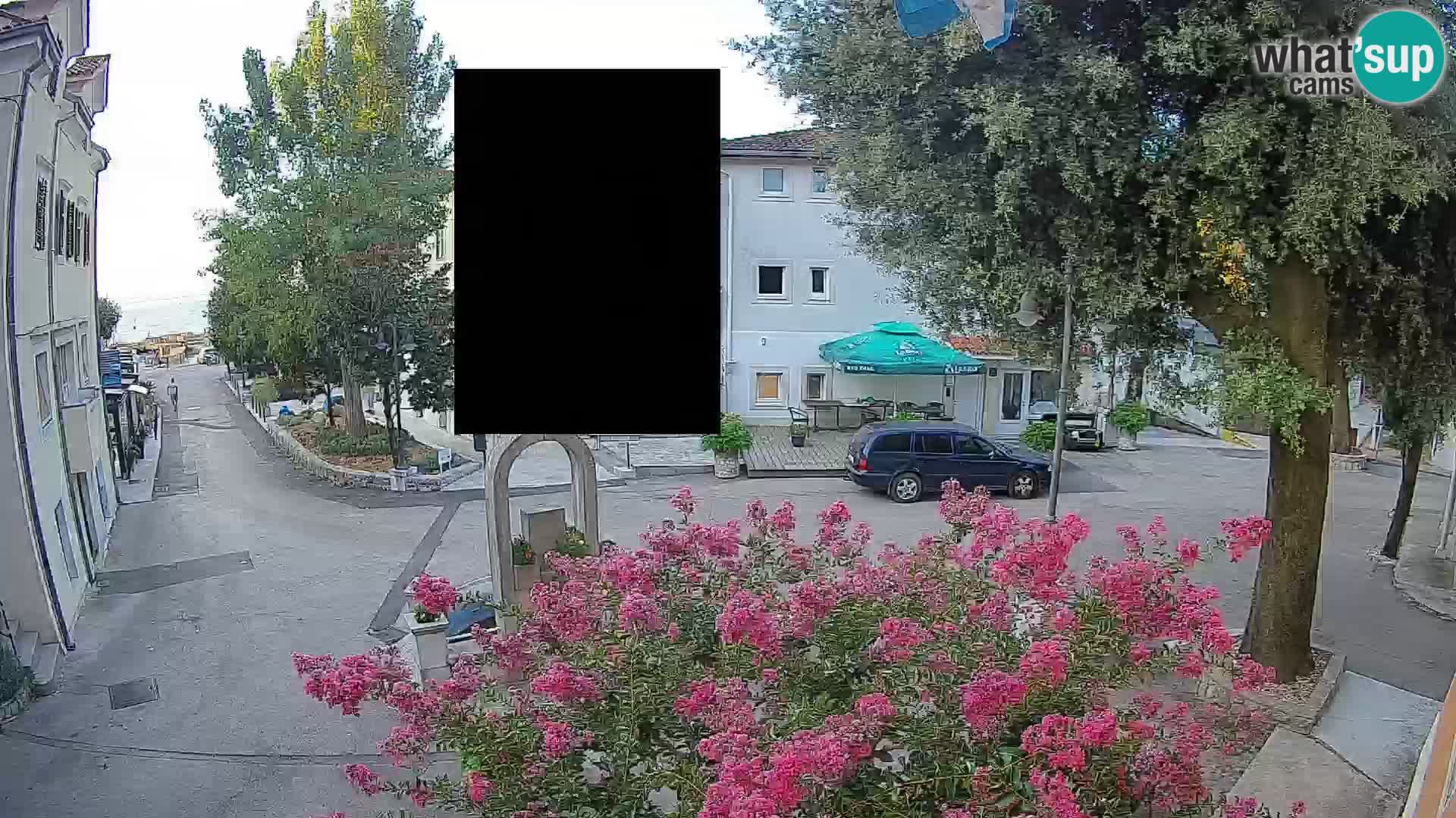 Webcam Centre de Mošćenička Draga – Vue en direct du centre-ville