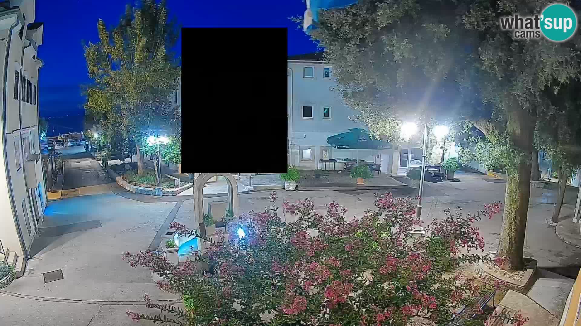 Webcam Mošćenička Draga Center – Live View of the Town Center
