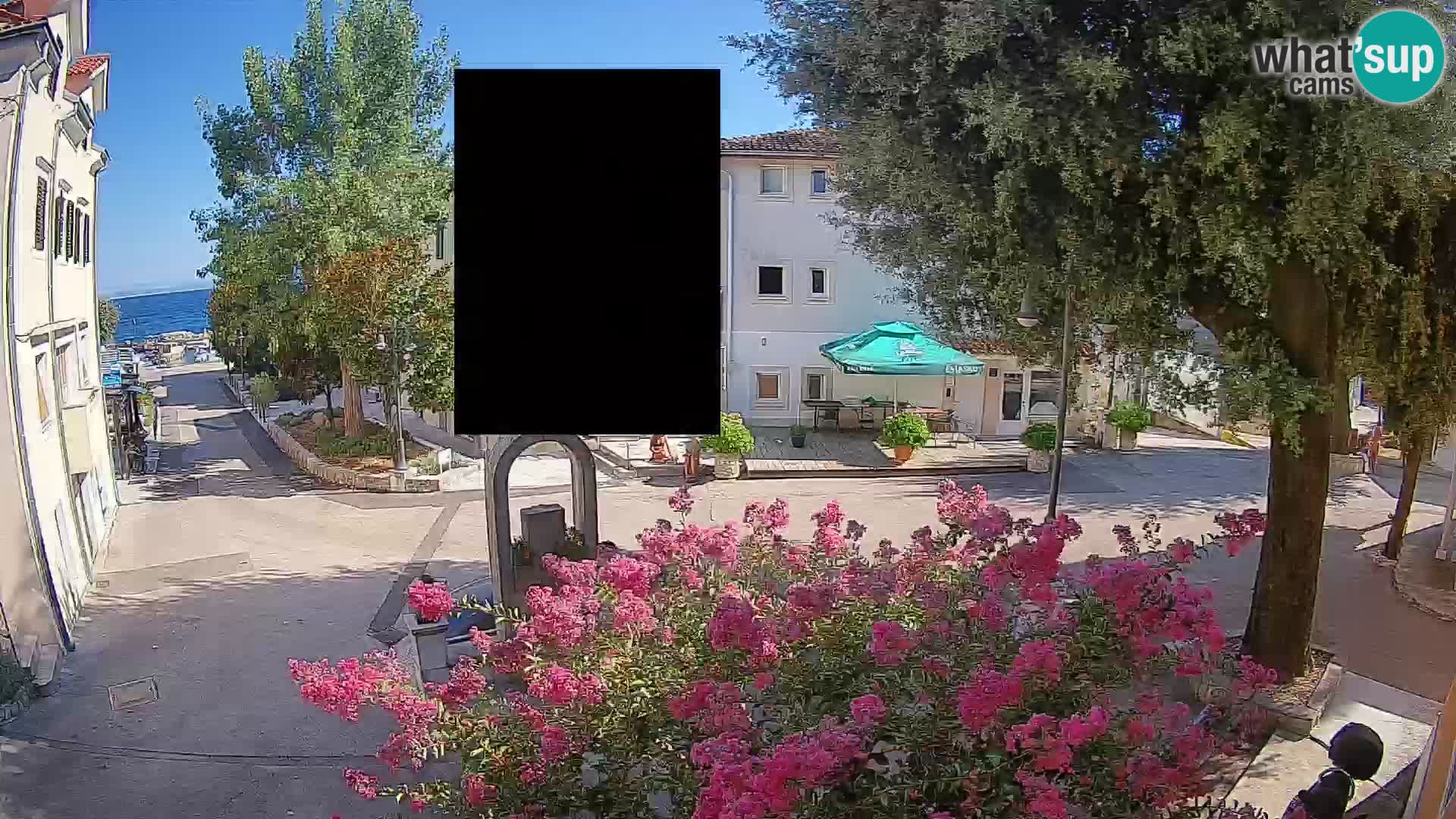 Webcam Centre de Mošćenička Draga – Vue en direct du centre-ville