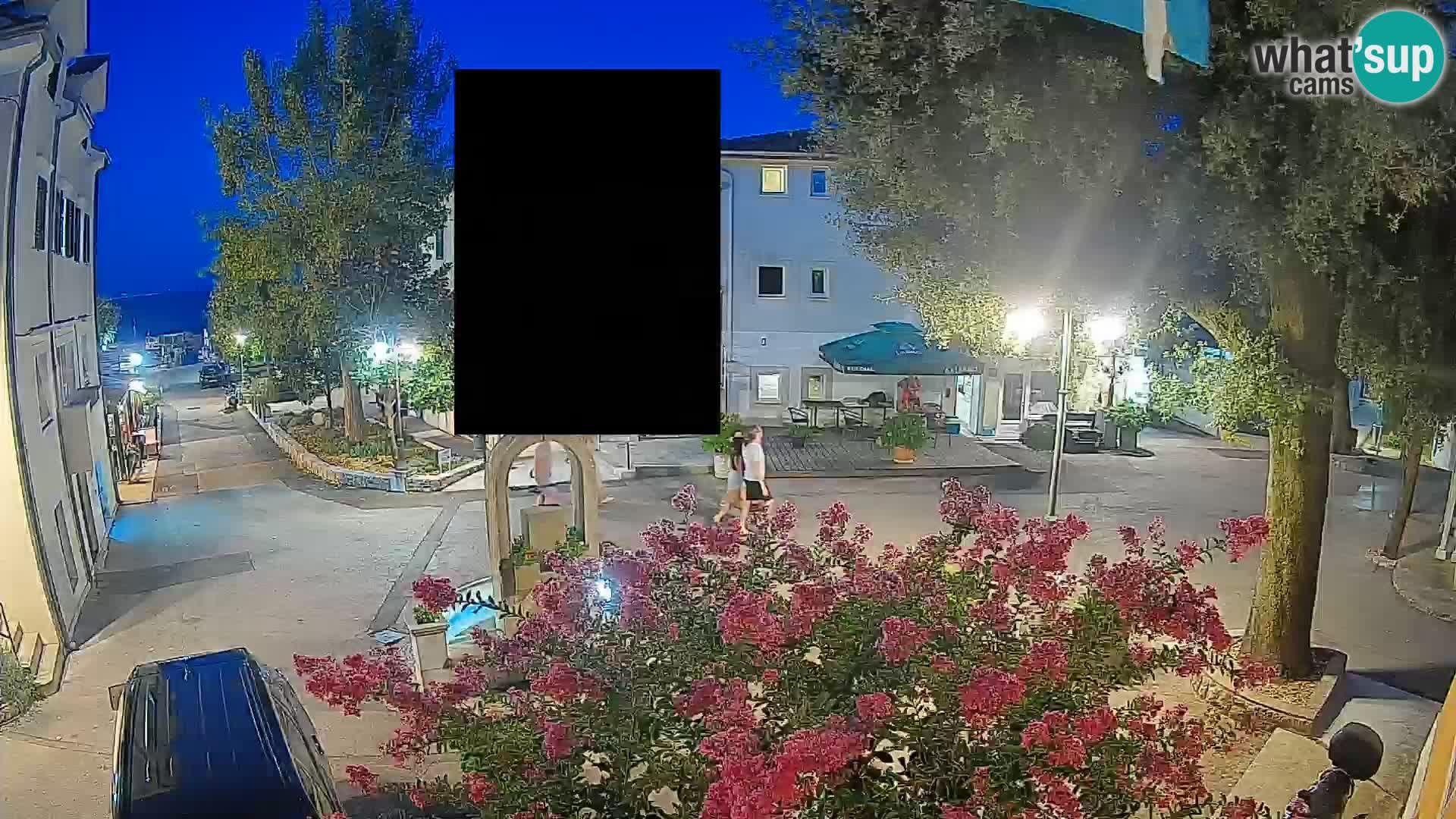Webcam Mošćenička Draga Center – Live View of the Town Center
