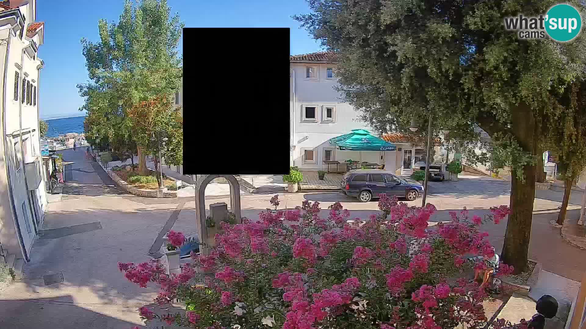 Webcam centre de Mošćenička Draga – Vue en direct du centre-ville