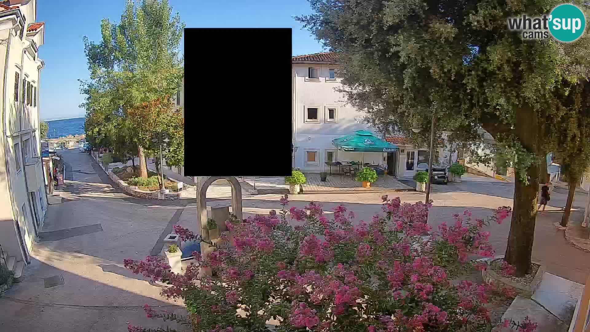 Webcam centre de Mošćenička Draga – Vue en direct du centre-ville