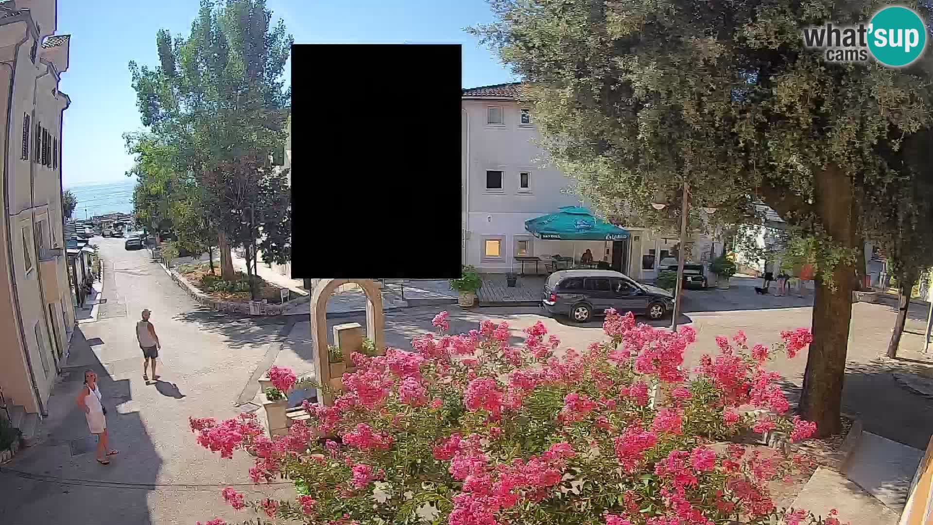 Webcam Mošćenička Draga Zentrum – Liveblick auf das Ortszentrum