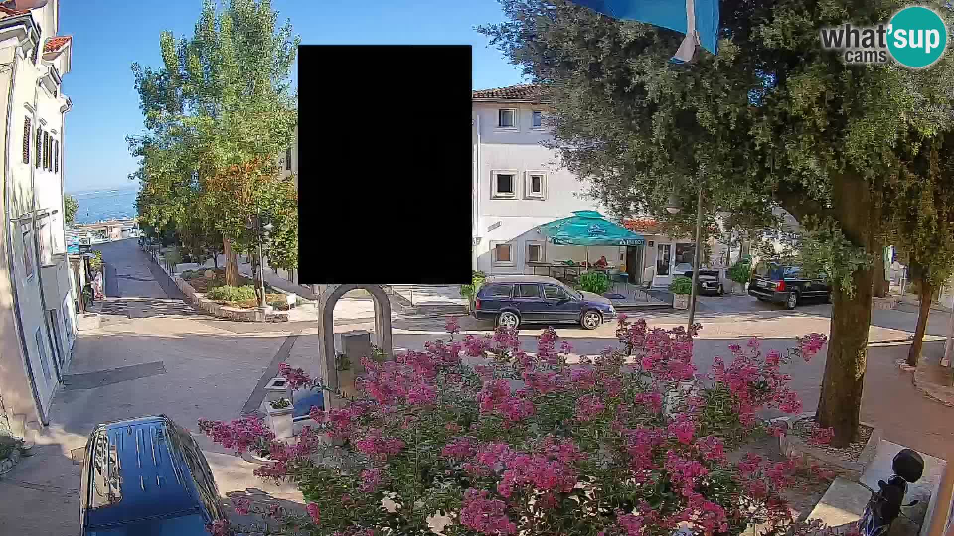Webcam Mošćenička Draga Center – Live View of the Town Center