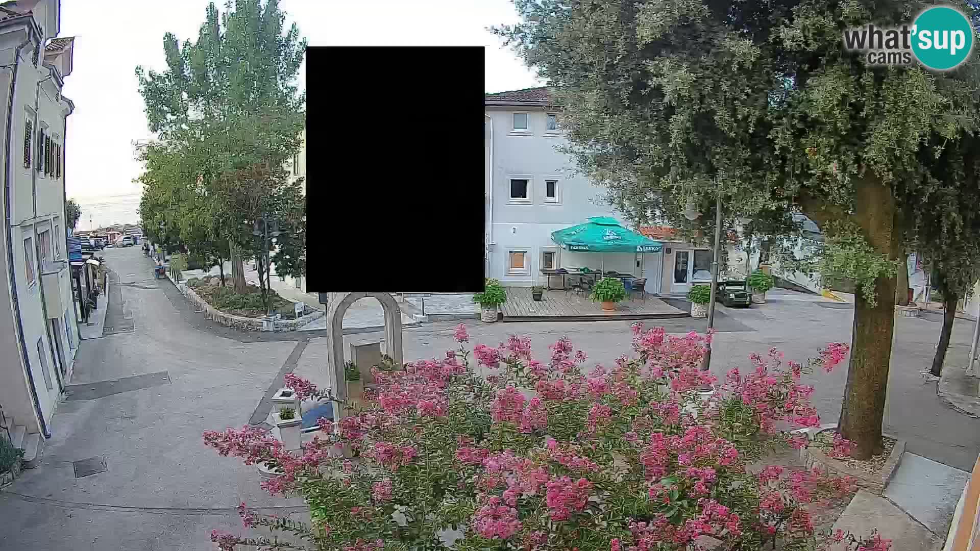 Webcam Centro Draga di Moschiena – Vista live sul centro