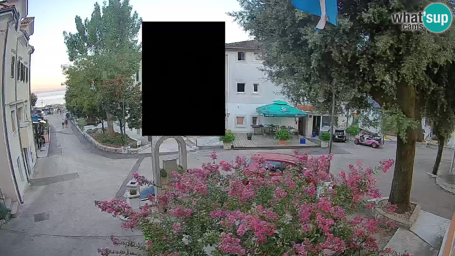 Webcam Centro Draga di Moschiena – Vista live sul centro