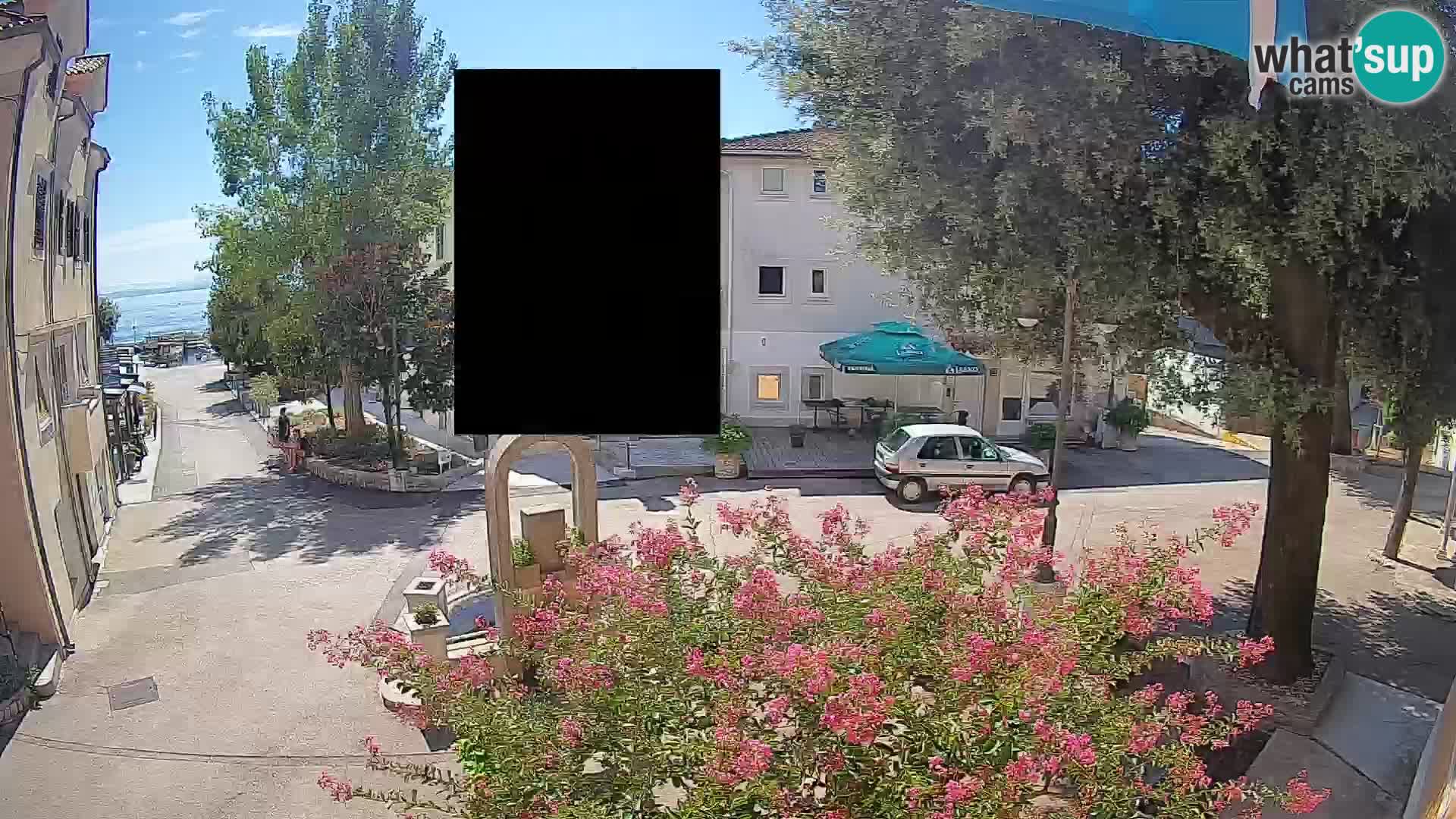Webcam Centro Draga di Moschiena – Vista live sul centro
