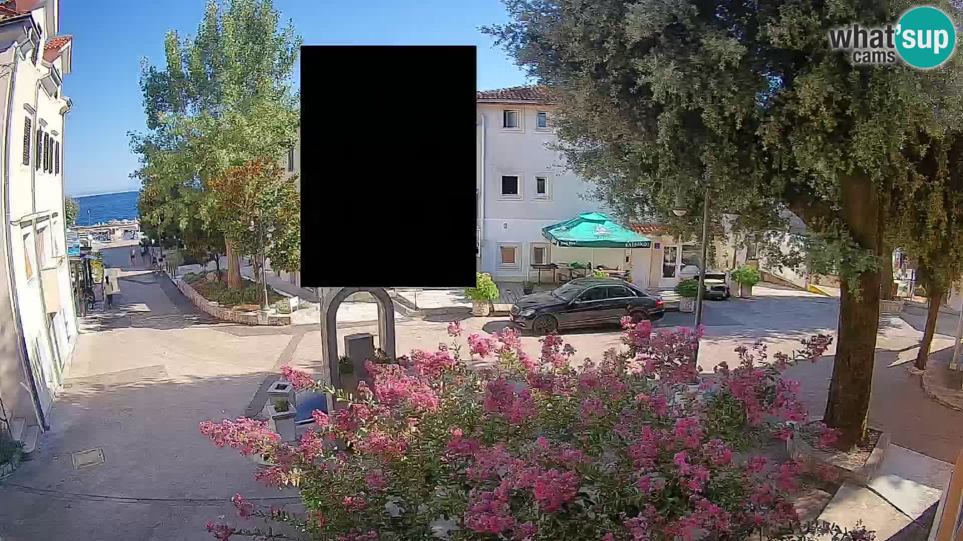 Webcam Mošćenička Draga Zentrum – Liveblick auf das Ortszentrum