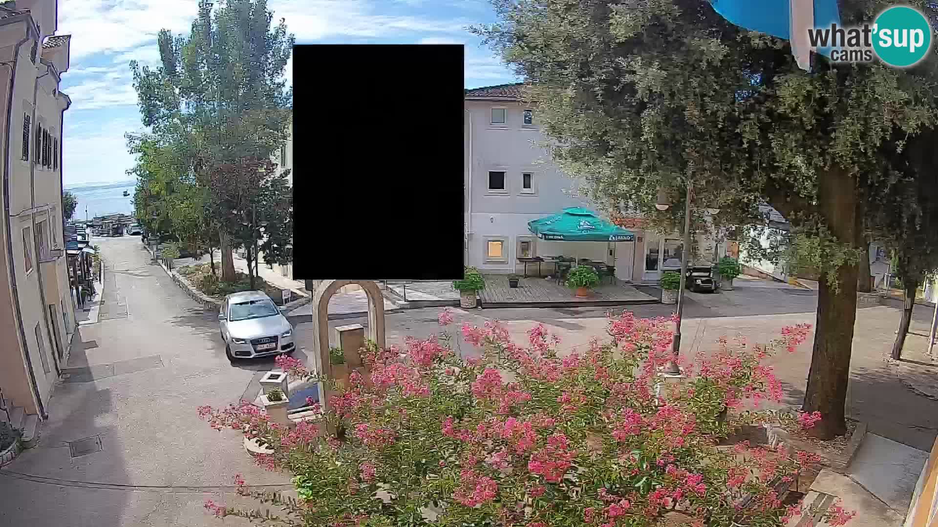 Webcam Centro Draga di Moschiena – Vista live sul centro