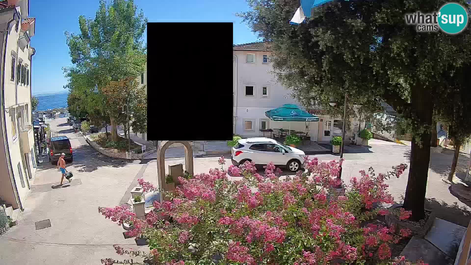 Webcam Mošćenička Draga Zentrum – Liveblick auf das Ortszentrum